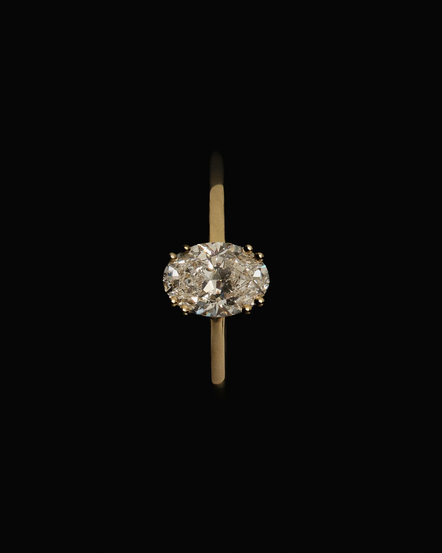 Pierścionek złoty z brylantem B One N°47 - BELLER: Official Online Store & Luxury Jewelry Atelier
