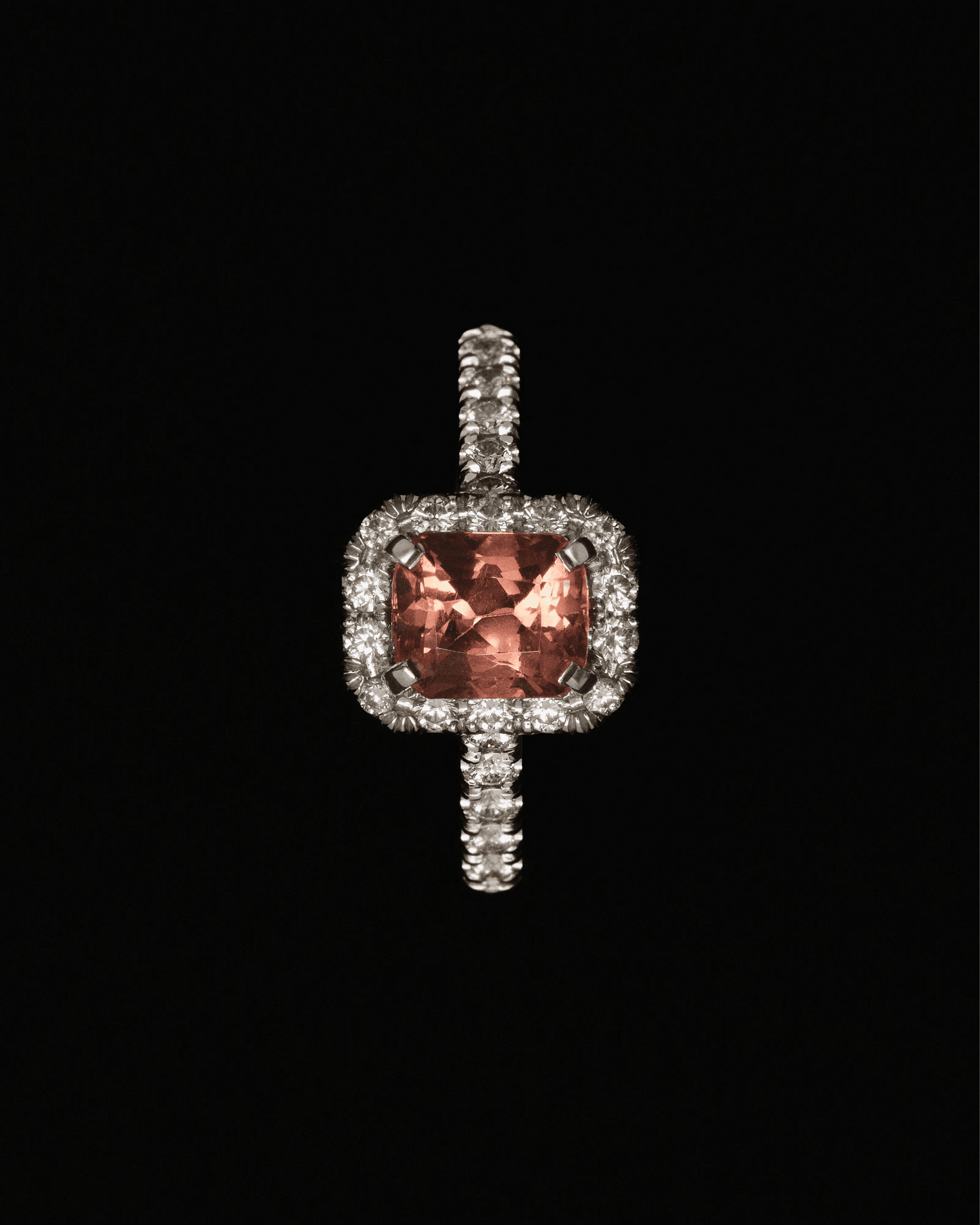 Pierścionek złoty z turmalinem i brylantami B One N°2 - BELLER: Official Online Store & Luxury Jewelry Atelier