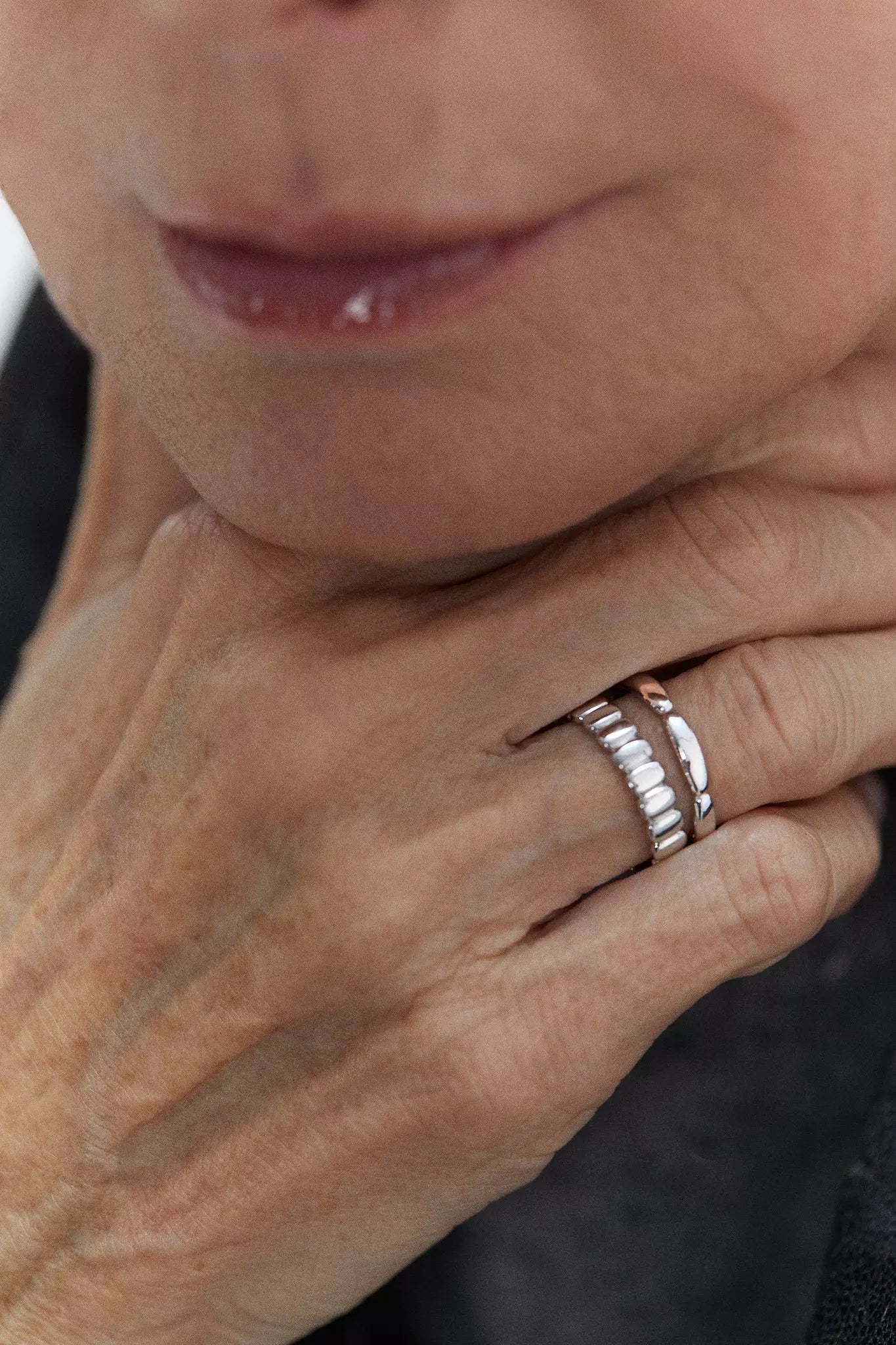 Pierścionek srebrny Cube N°8 - BELLER: Official Online Store & Luxury Jewelry Atelier