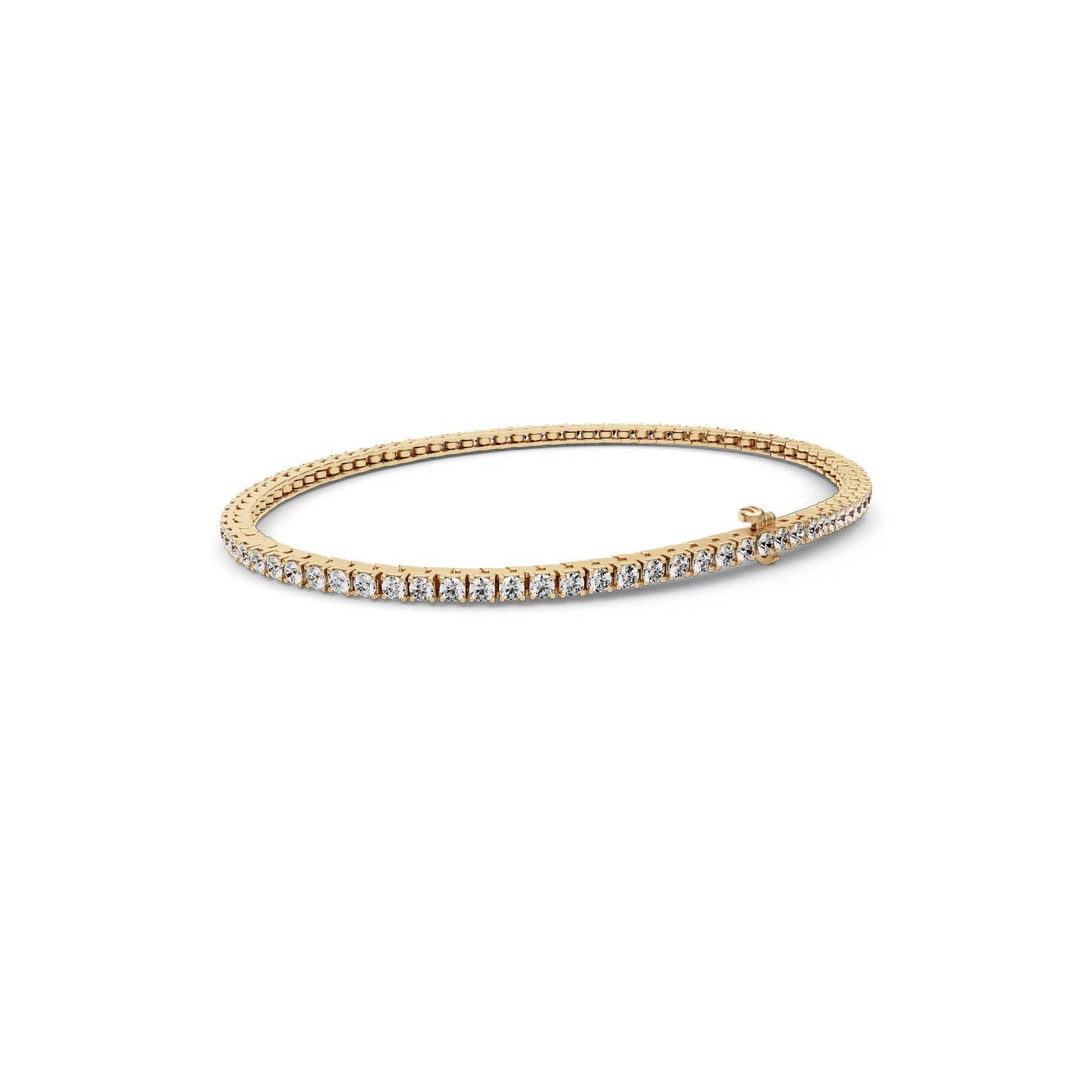 Złota bransoletka BELLER Bridal N°2, złoto 585/750, ręcznie robiona biżuteria z naturalnymi brylantami, ujęcie 2