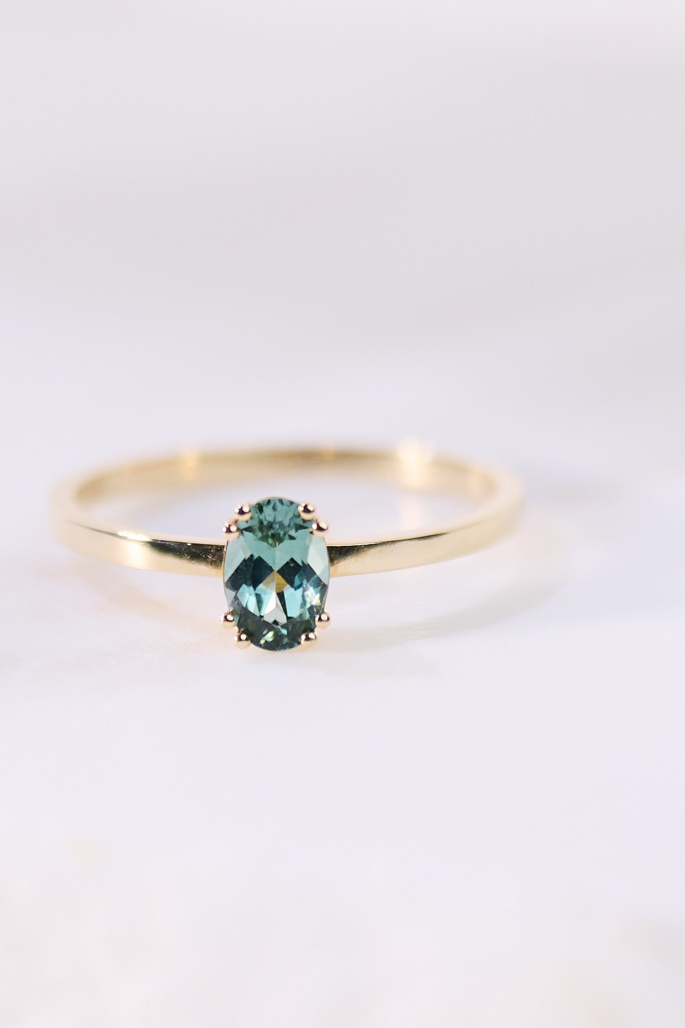 Pierścionek złoty z turmalinem B One N°33 - BELLER: Official Online Store & Luxury Jewelry Atelier