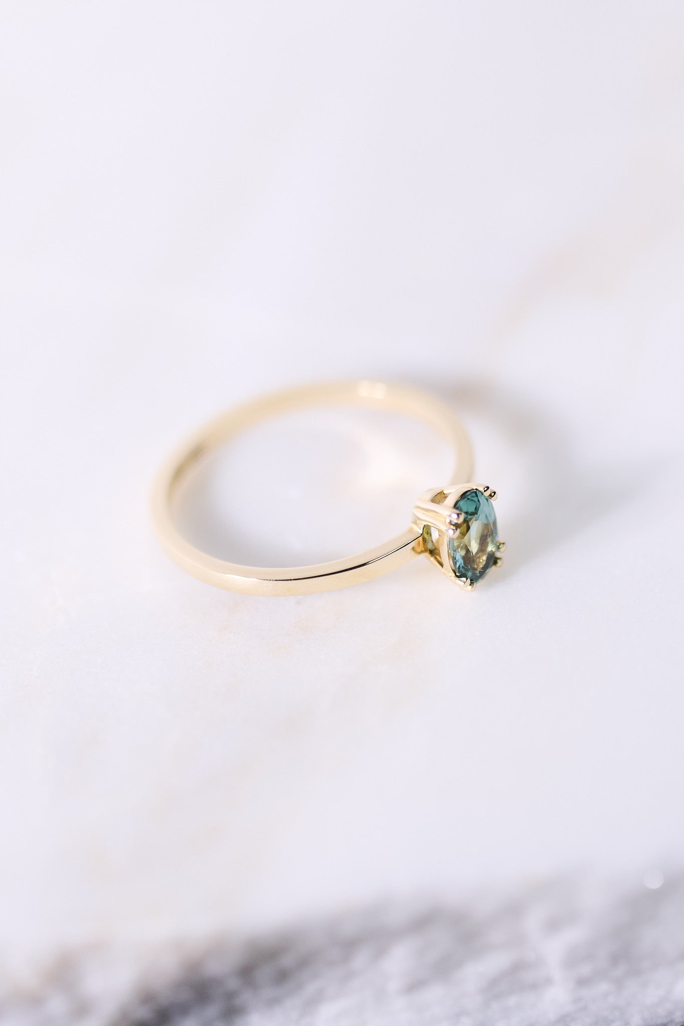 Pierścionek złoty z turmalinem B One N°33 - BELLER: Official Online Store & Luxury Jewelry Atelier
