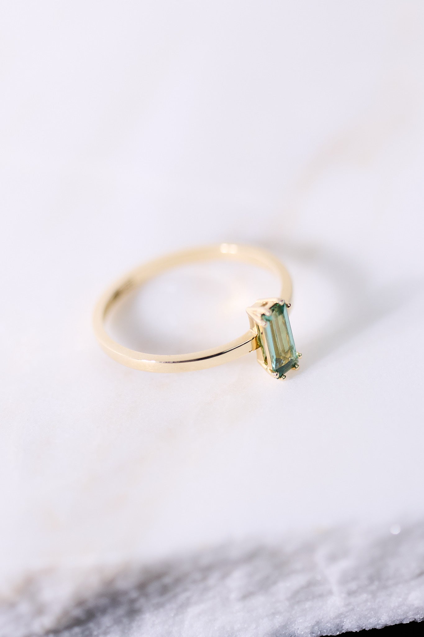 Pierścionek złoty z turmalinem B One N°35 - BELLER: Official Online Store & Luxury Jewelry Atelier