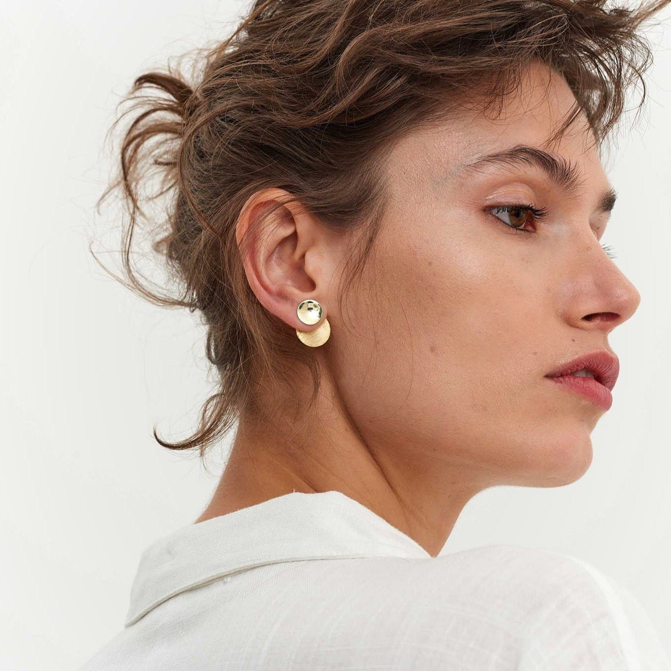 Kolczyki złote Raw N°10 - BELLER: Official Online Store & Luxury Jewelry Atelier