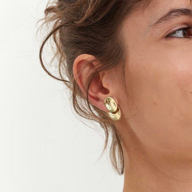Kolczyki złote Raw N°7 - BELLER: Official Online Store & Luxury Jewelry Atelier
