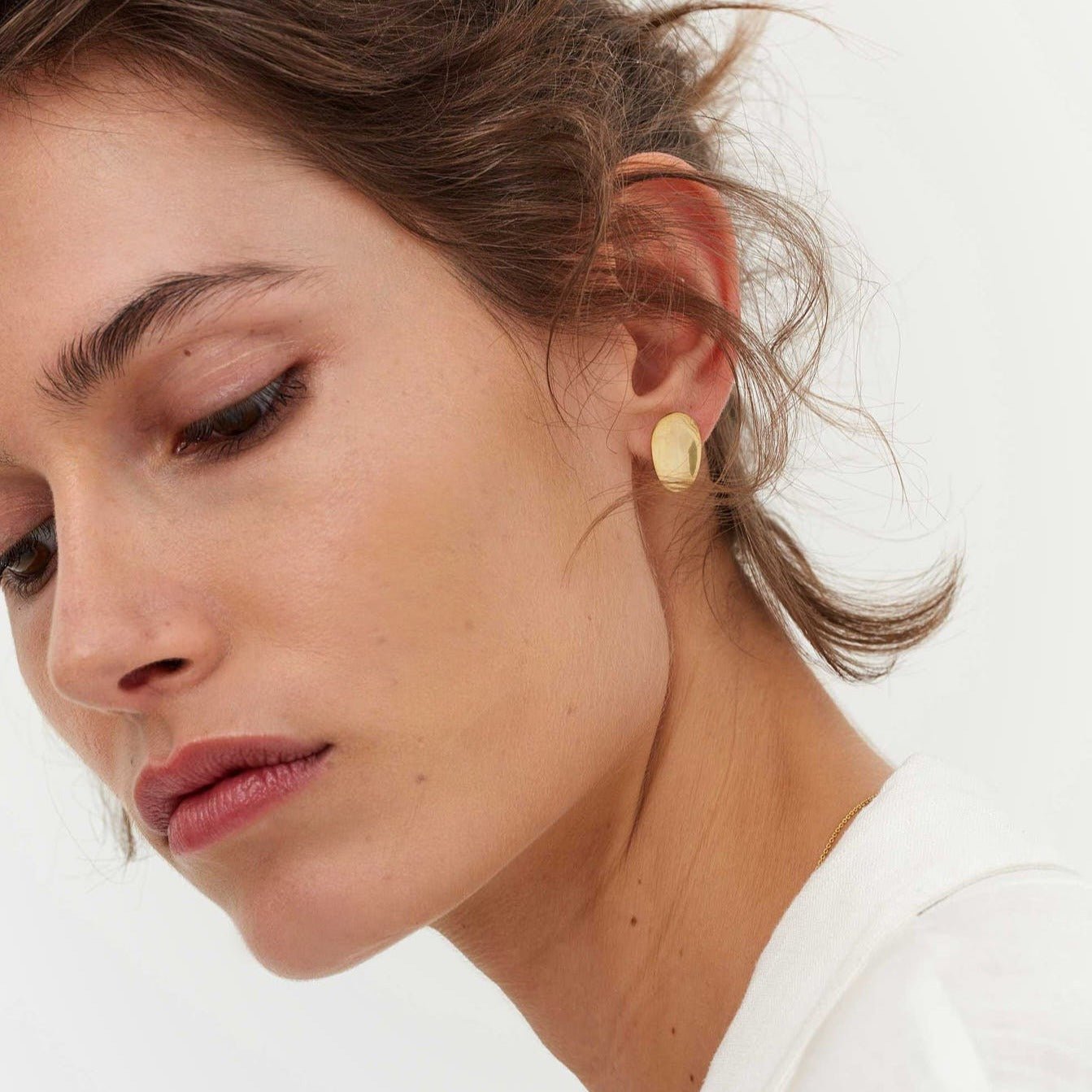 Kolczyki złote Raw N°6 - BELLER: Official Online Store & Luxury Jewelry Atelier