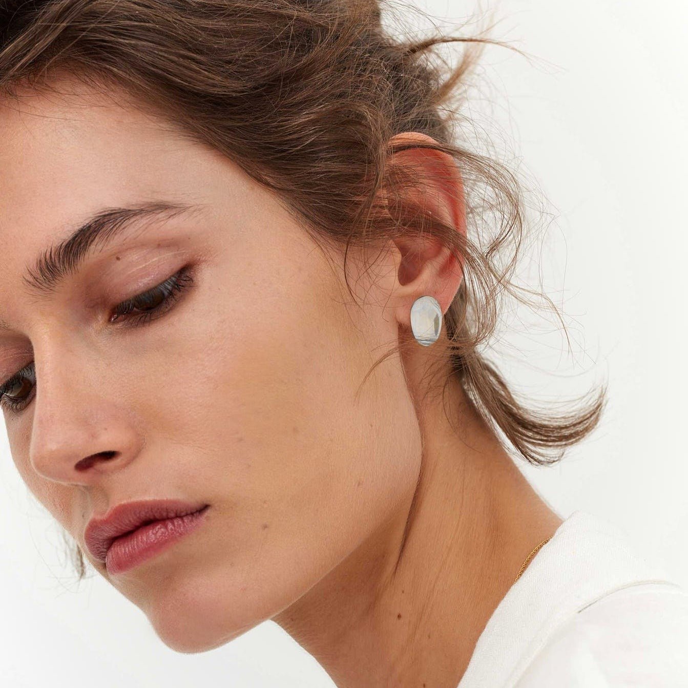 Kolczyki srebrne Raw N°6 - BELLER: Official Online Store & Luxury Jewelry Atelier