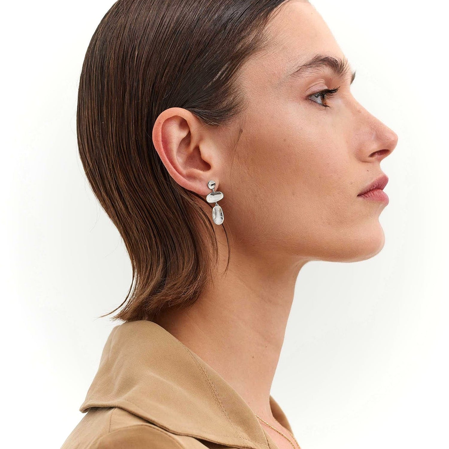 Kolczyki srebrne Raw N°9 - BELLER: Official Online Store & Luxury Jewelry Atelier