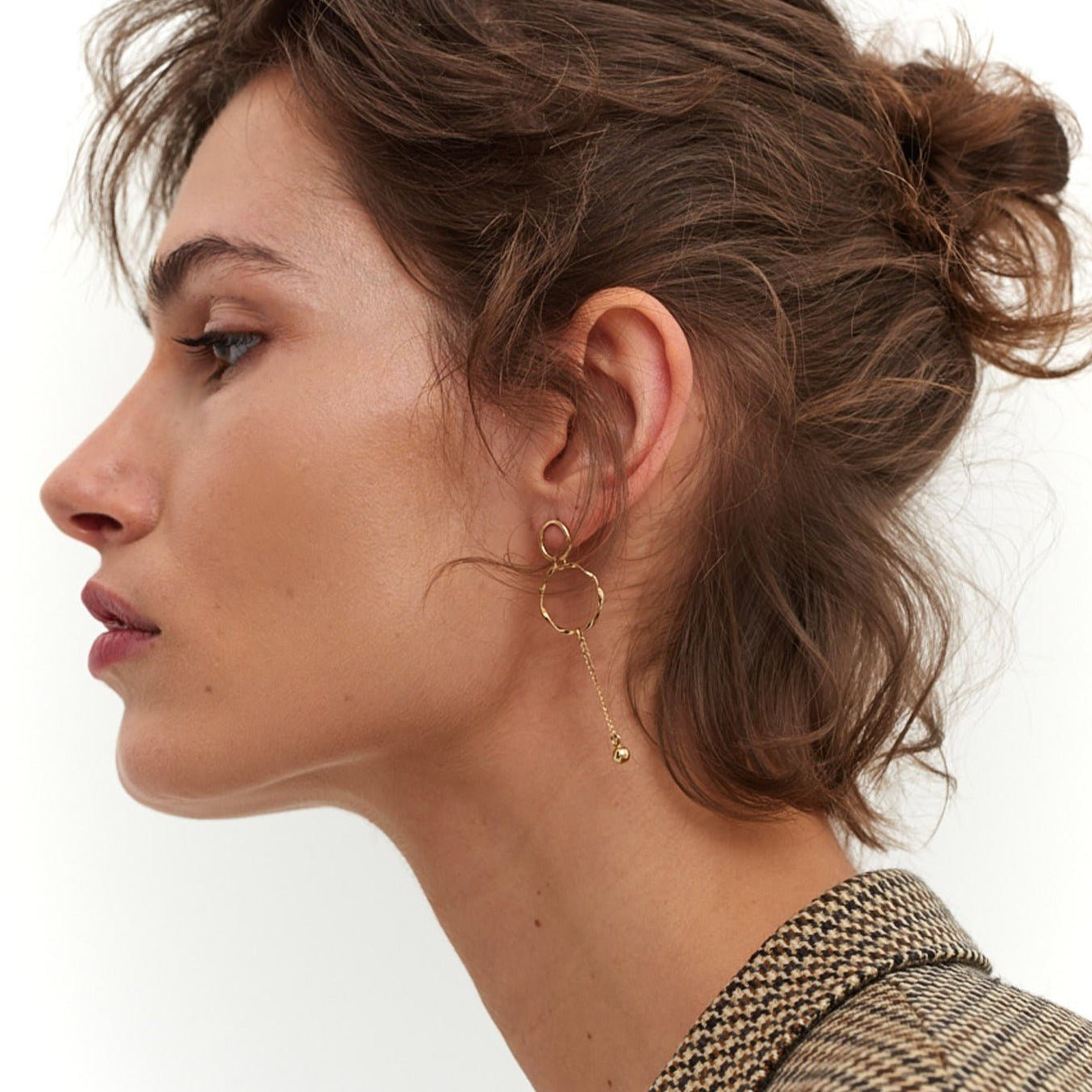 Kolczyki złote Twirl N°3 - BELLER: Official Online Store & Luxury Jewelry Atelier