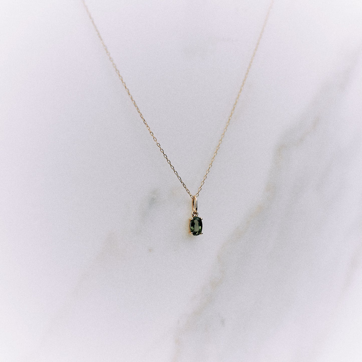 Naszyjnik złoty z turmalinem B One N°2 - BELLER: Official Online Store & Luxury Jewelry Atelier