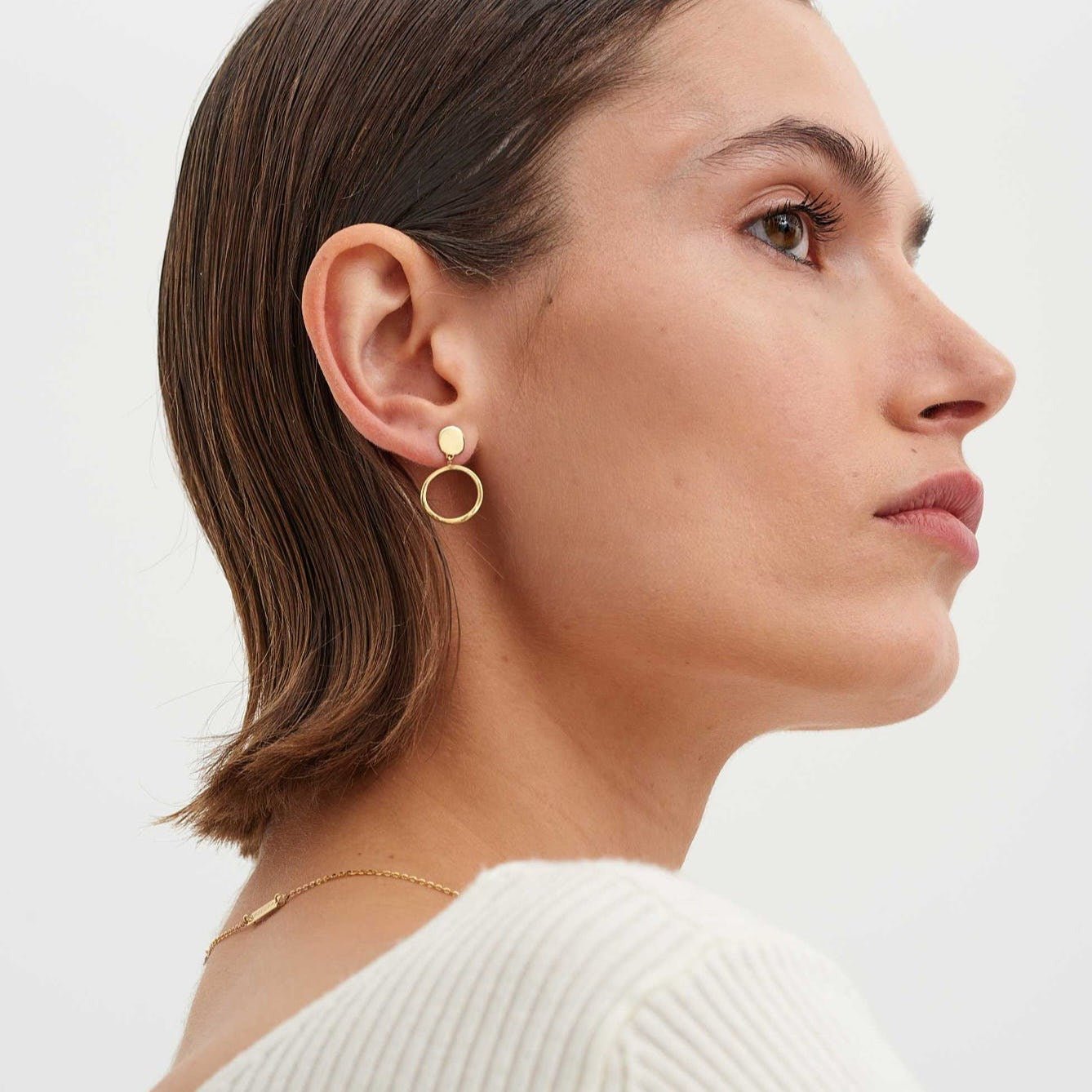 Kolczyki złote Raw N°17 - BELLER: Official Online Store & Luxury Jewelry Atelier