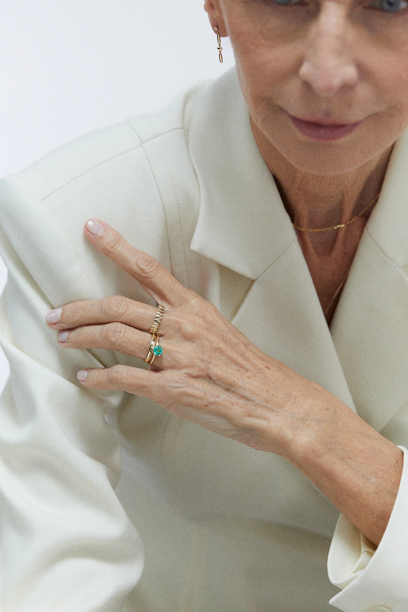 Kolczyki złote Cube N°9 - BELLER: Official Online Store & Luxury Jewelry Atelier