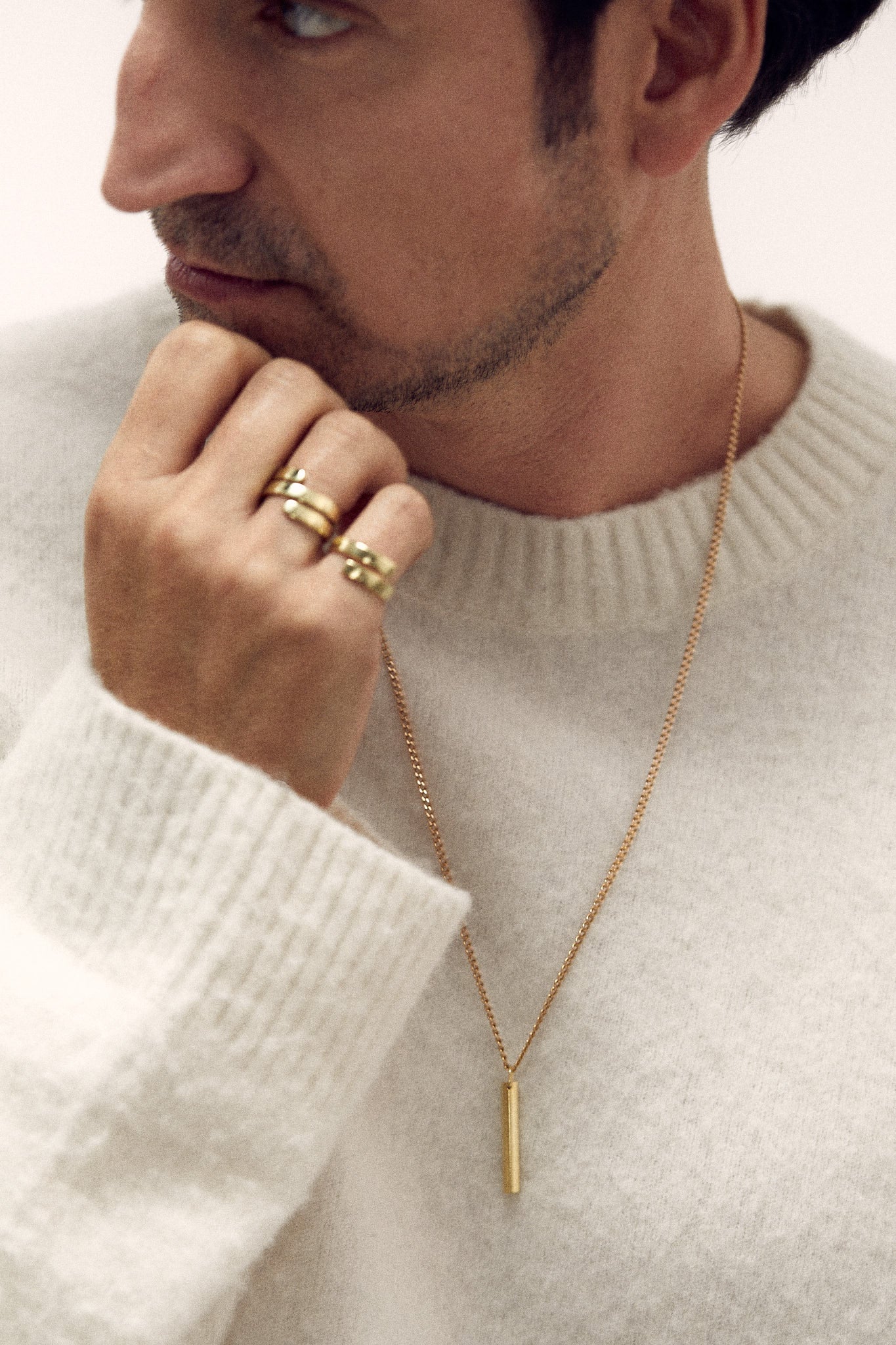 Naszyjnik złoty Angle N°3 - BELLER: Official Online Store & Luxury Jewelry Atelier