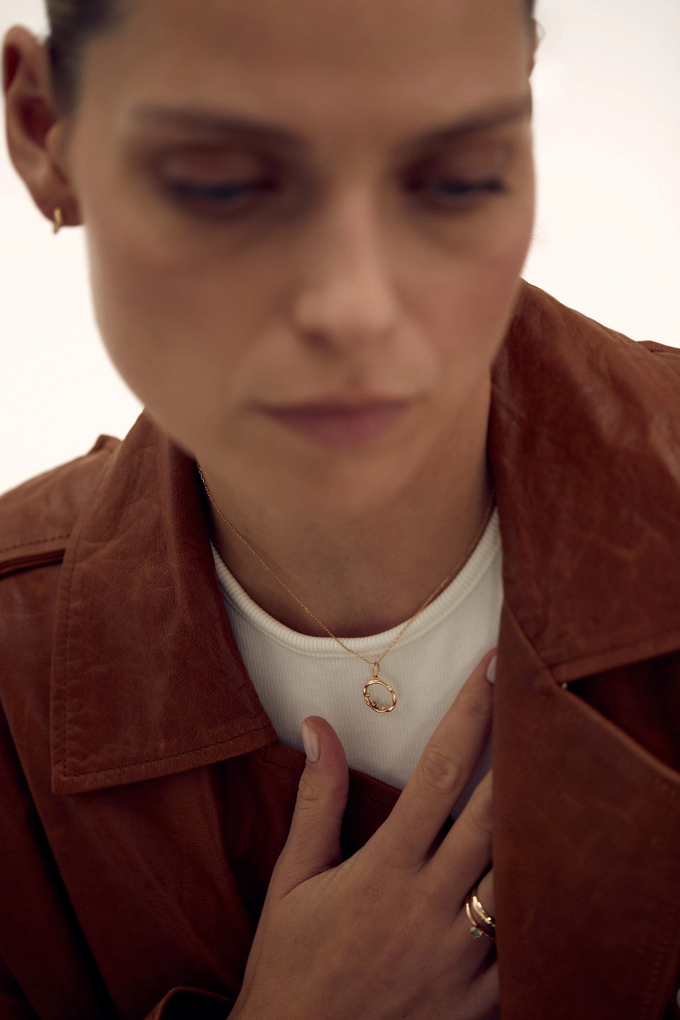 Zawieszka złota Liquid N°6 - BELLER: Official Online Store & Luxury Jewelry Atelier