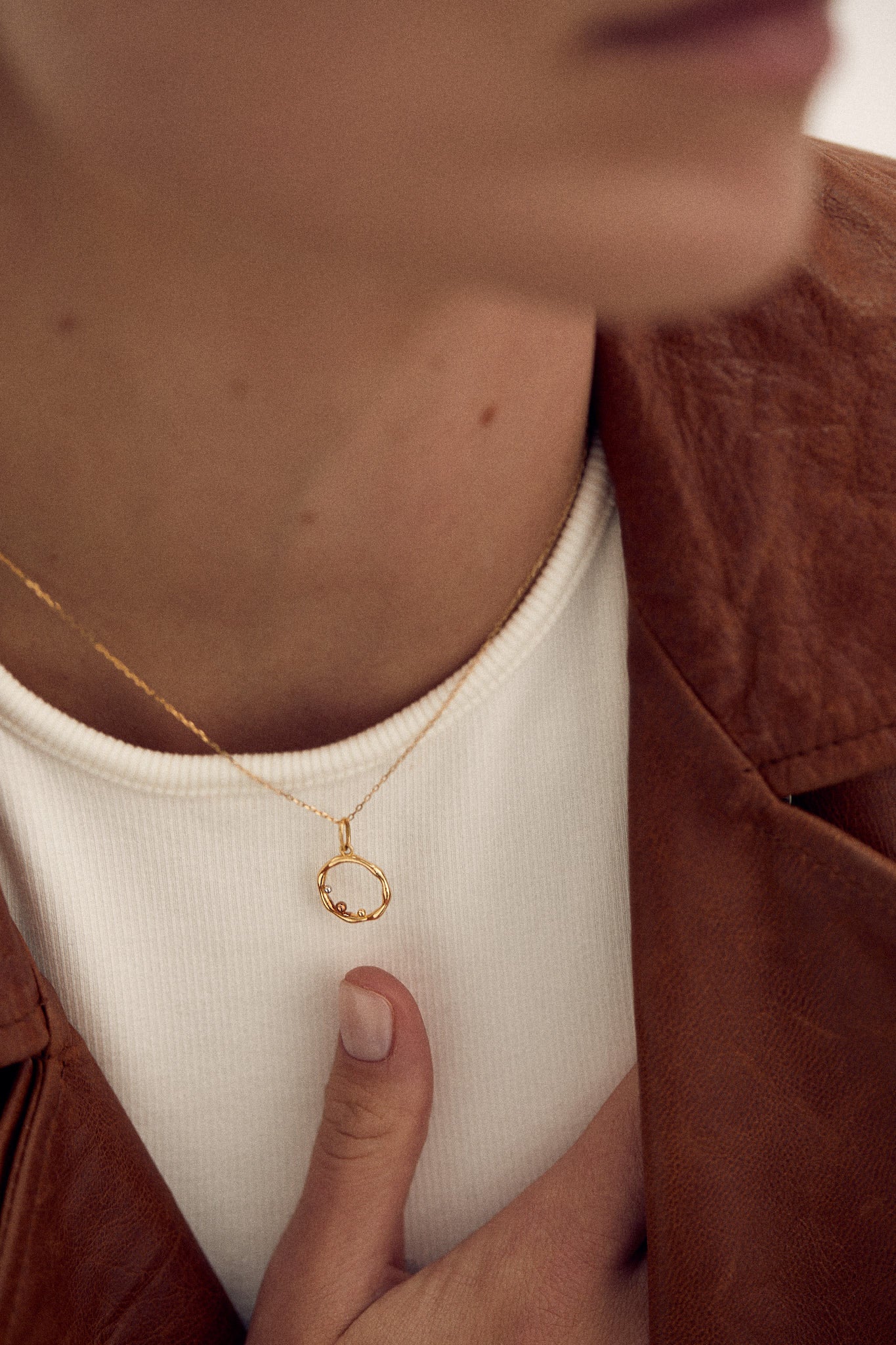 Zawieszka złota Liquid N°6 - BELLER: Official Online Store & Luxury Jewelry Atelier
