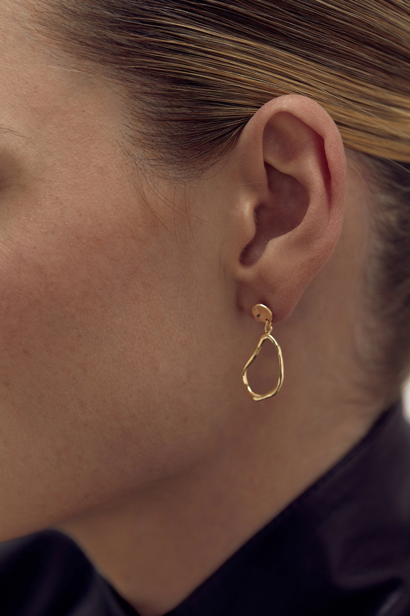 Kolczyki złote Liquid N°6 - BELLER: Official Online Store & Luxury Jewelry Atelier