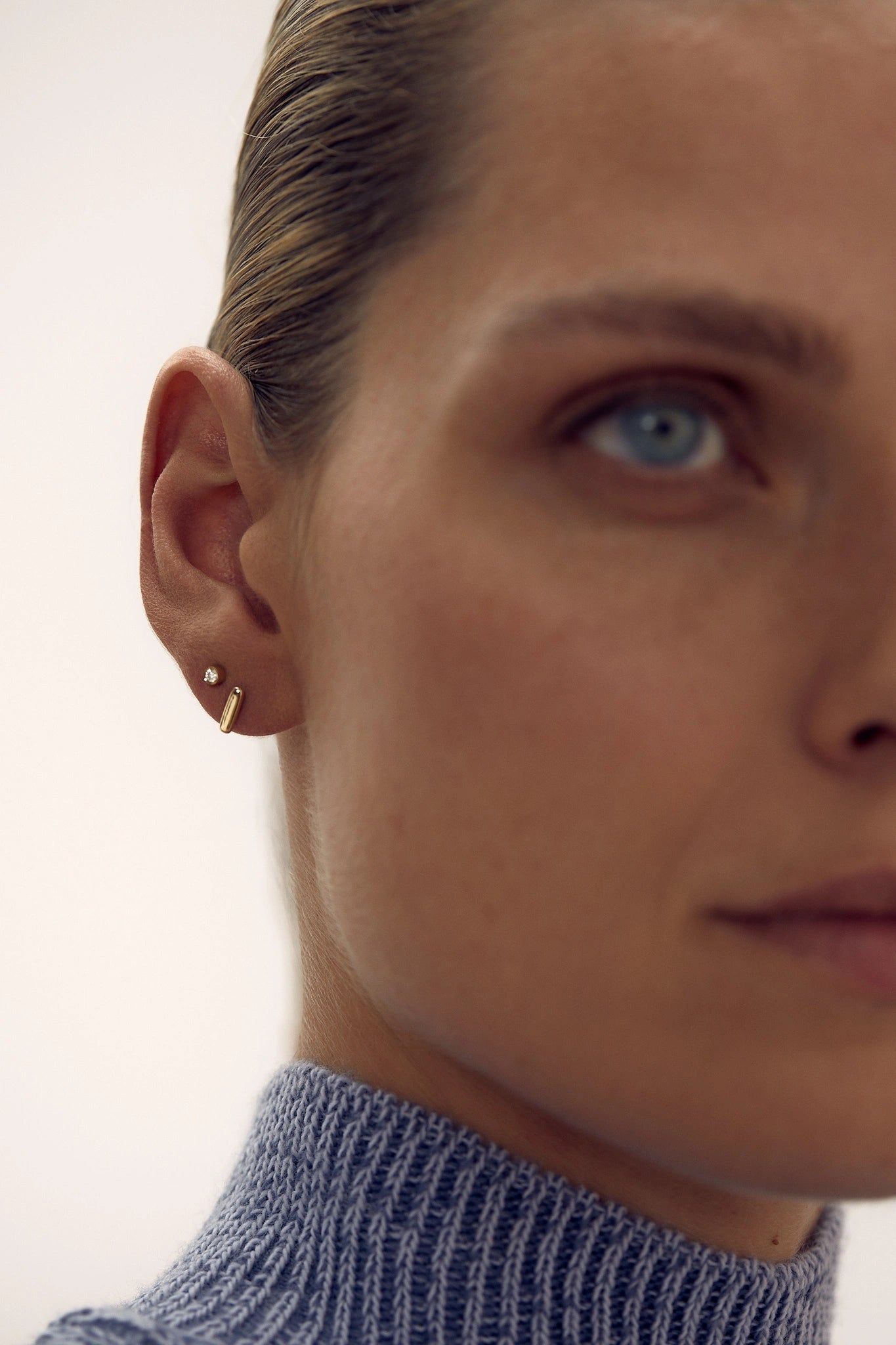 Kolczyki złote Cube N°6 - BELLER: Official Online Store & Luxury Jewelry Atelier