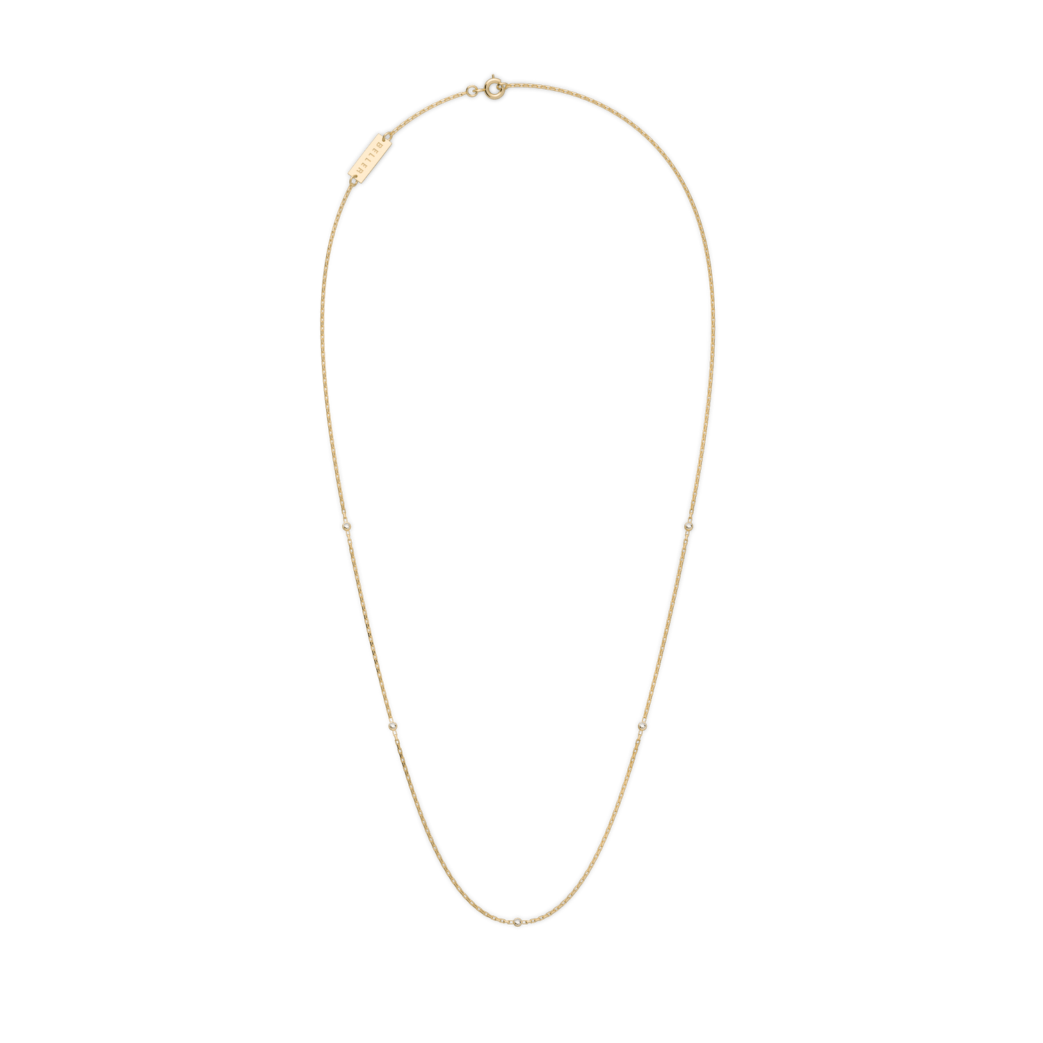 Naszyjnik złoty Minimal N°5 - BELLER: Official Online Store & Luxury Jewelry Atelier