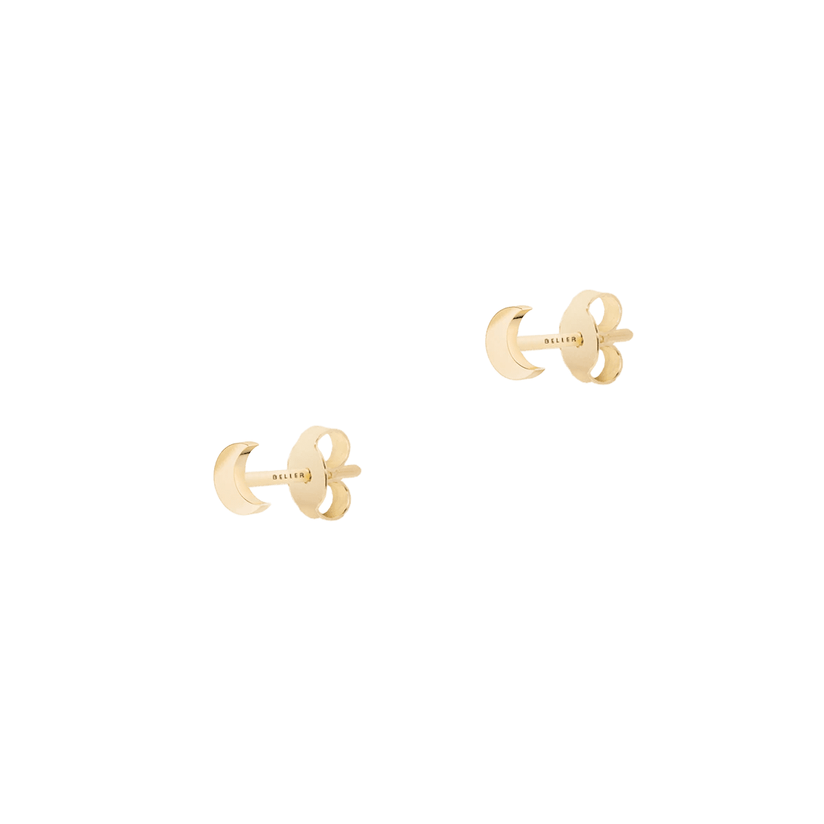Kolczyki złote Minimal N°3 - BELLER: Official Online Store & Luxury Jewelry Atelier