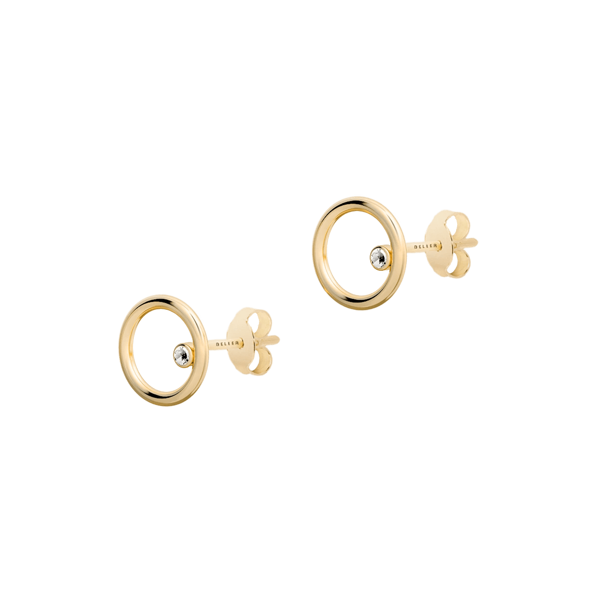 Kolczyki złote Minimal N°6 - BELLER: Official Online Store & Luxury Jewelry Atelier