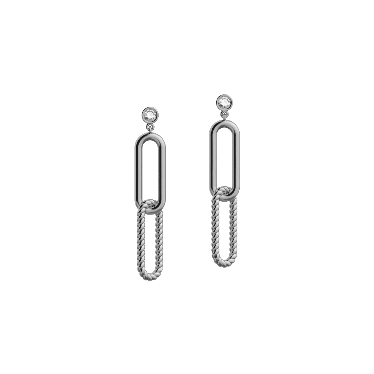 Kolczyki srebrne Elements N°4 - BELLER: Official Online Store & Luxury Jewelry Atelier
