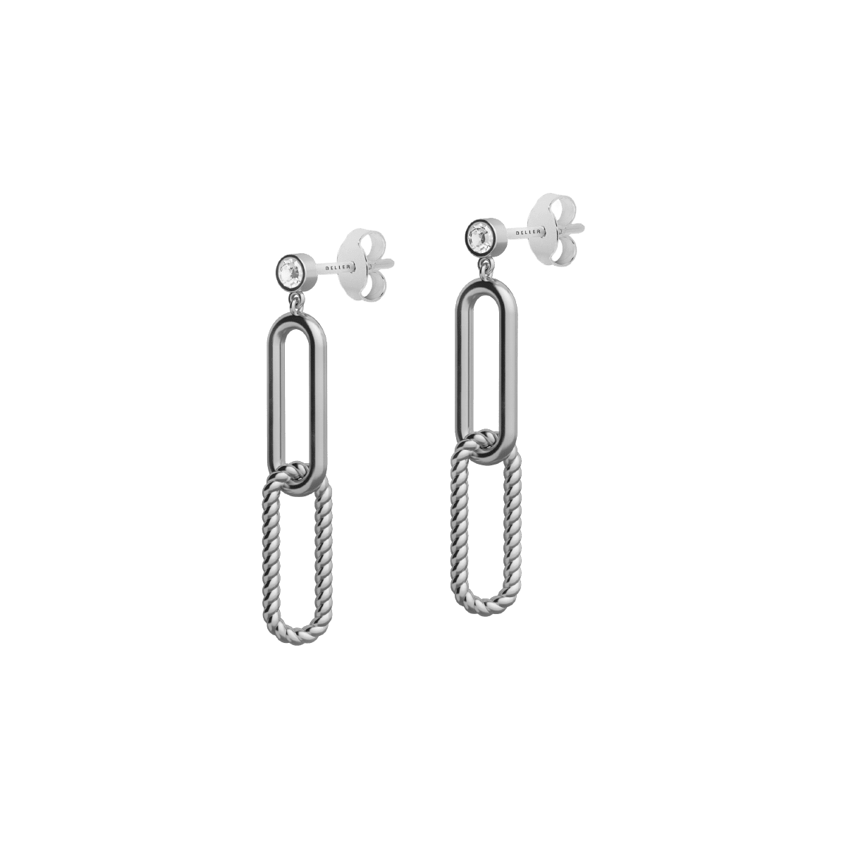 Kolczyki srebrne Elements N°4 - BELLER: Official Online Store & Luxury Jewelry Atelier