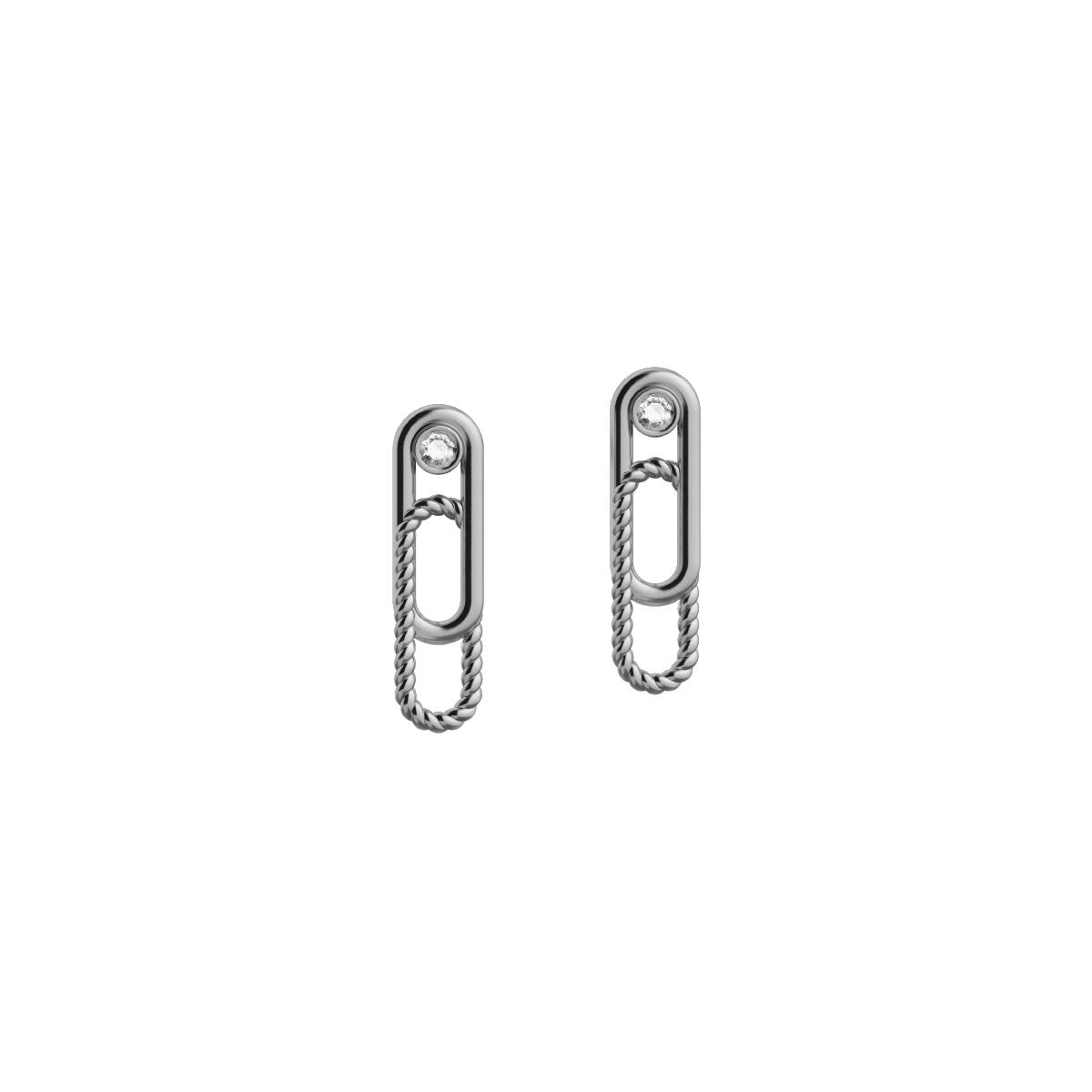 Kolczyki srebrne Elements N°2 - BELLER: Official Online Store & Luxury Jewelry Atelier