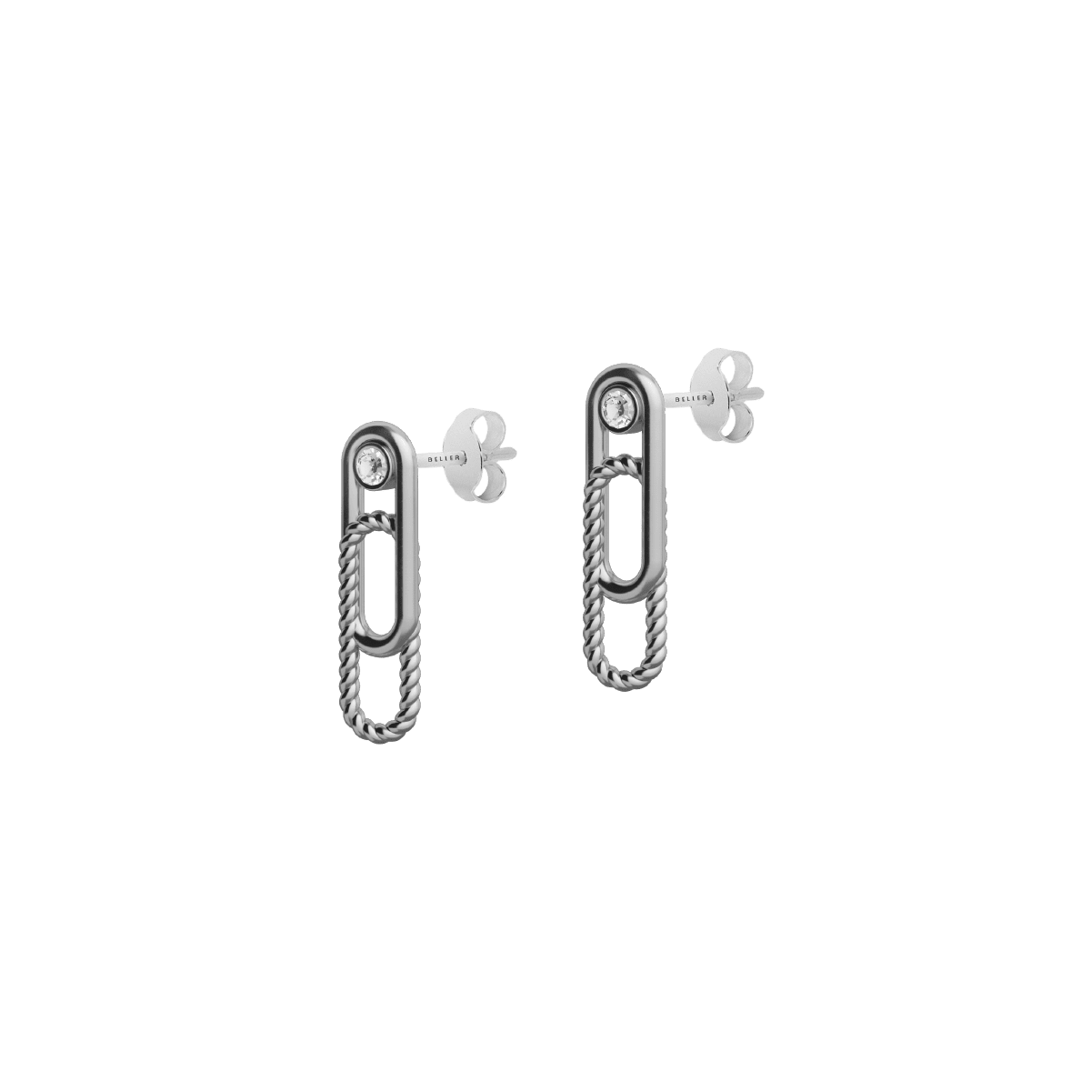 Kolczyki srebrne Elements N°2 - BELLER: Official Online Store & Luxury Jewelry Atelier