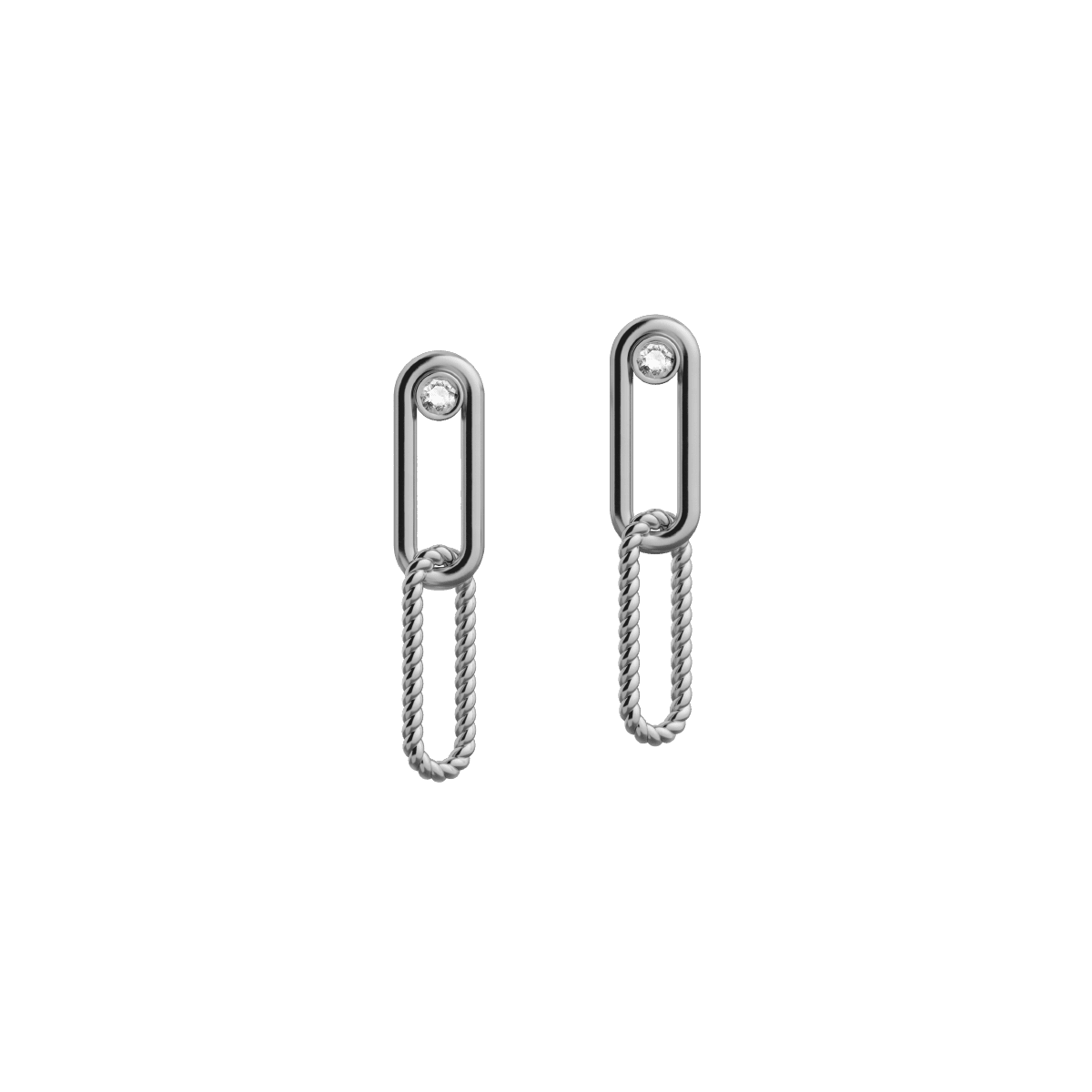 Kolczyki srebrne Elements N°5 - BELLER: Official Online Store & Luxury Jewelry Atelier