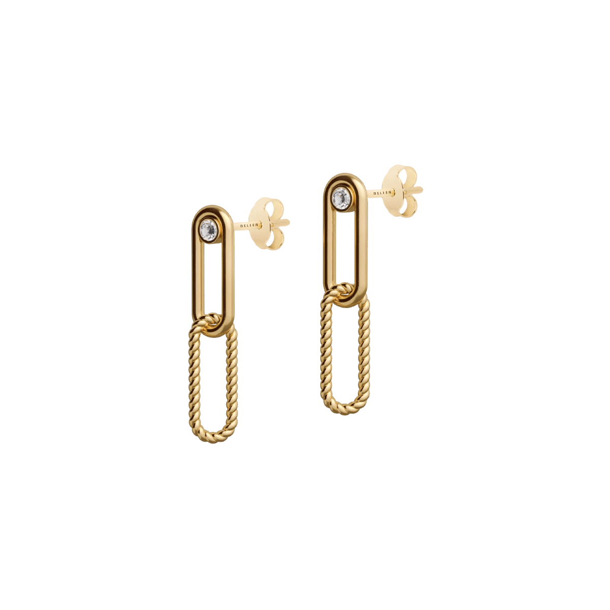 Kolczyki złote Elements N°5 - BELLER: Official Online Store & Luxury Jewelry Atelier
