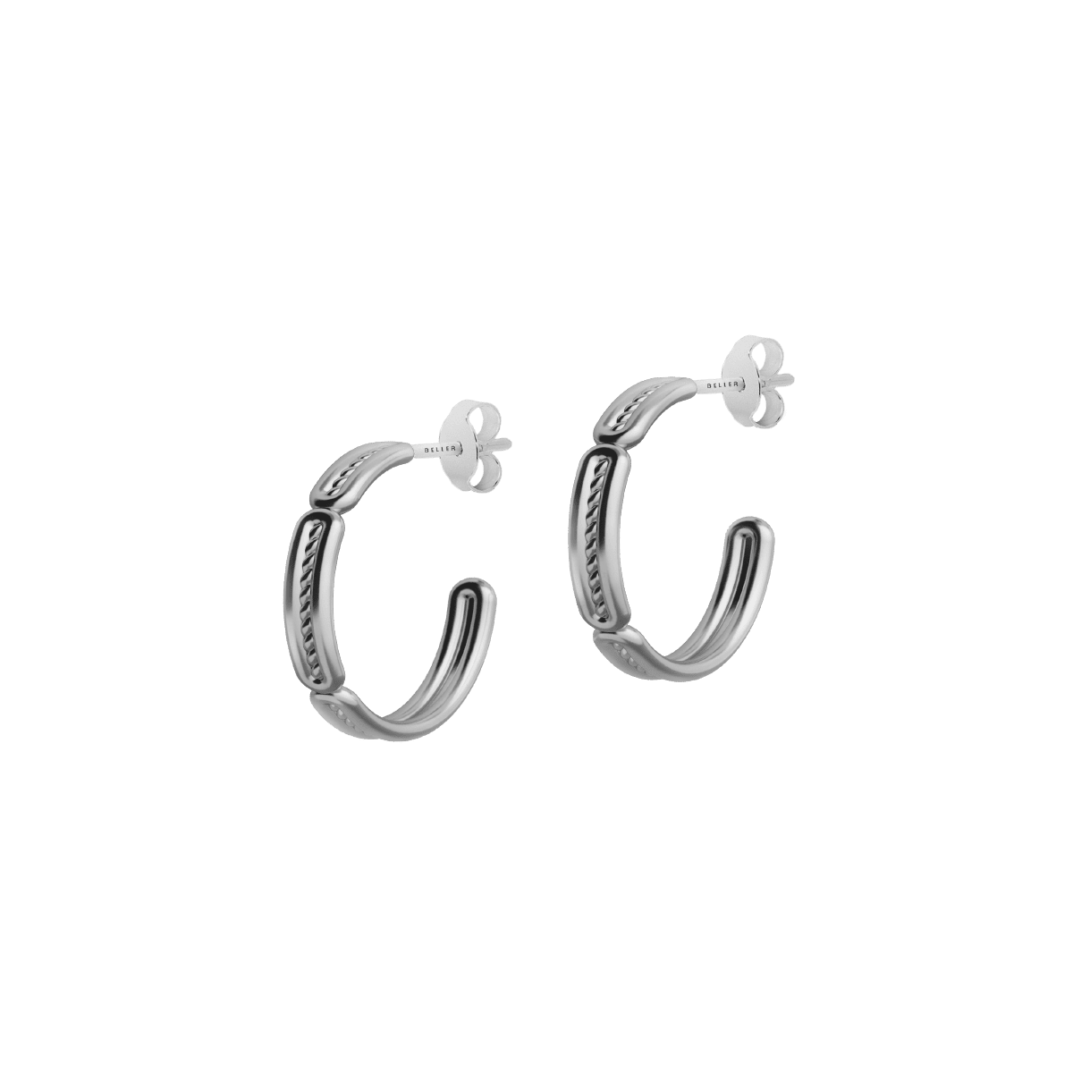 Kolczyki srebrne Elements N°6 - BELLER: Official Online Store & Luxury Jewelry Atelier