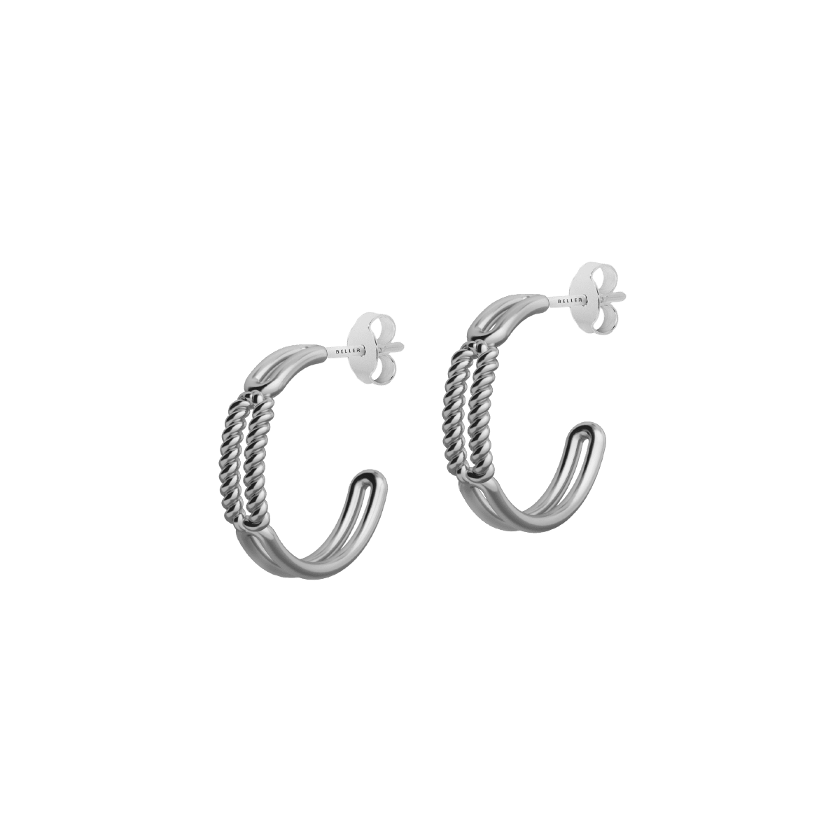Kolczyki srebrne Elements N°7 - BELLER: Official Online Store & Luxury Jewelry Atelier