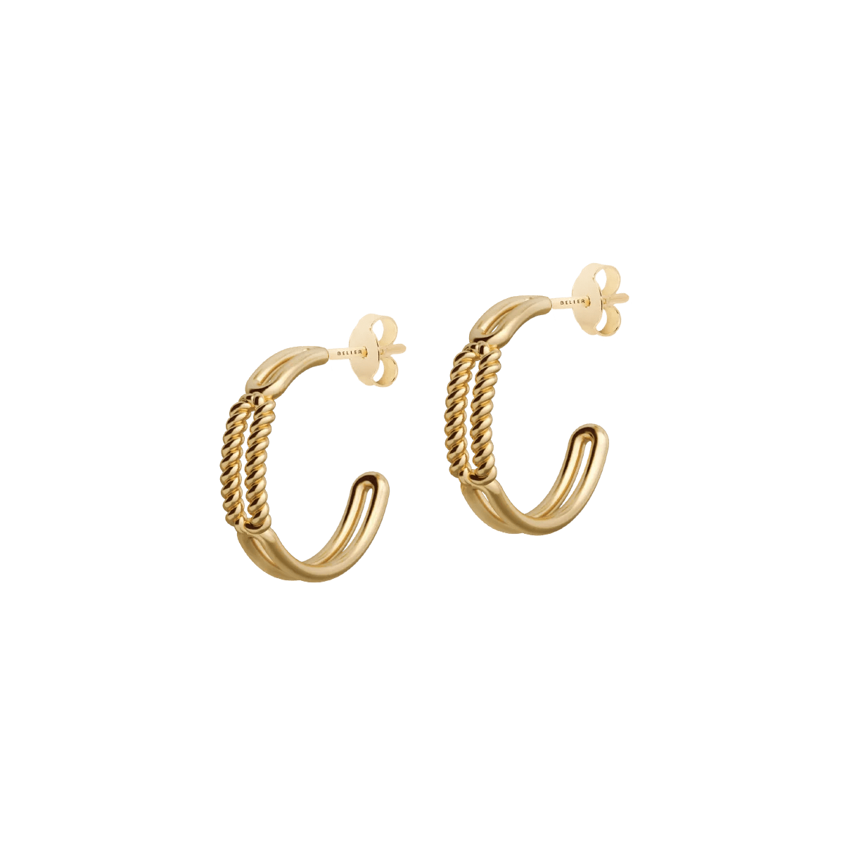 Kolczyki złote Elements N°7 - BELLER: Official Online Store & Luxury Jewelry Atelier