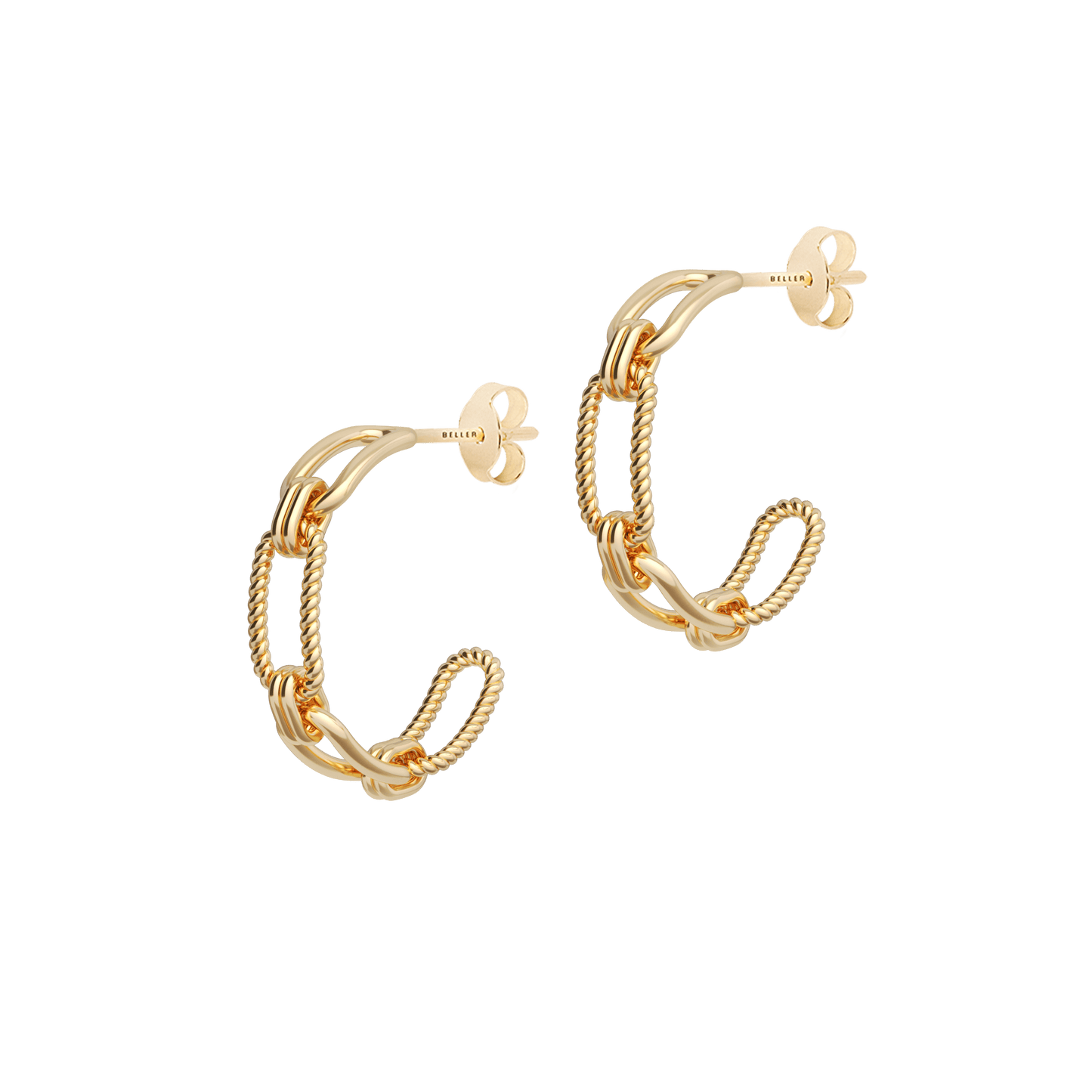Kolczyki złote Elements N°8 - BELLER: Official Online Store & Luxury Jewelry Atelier
