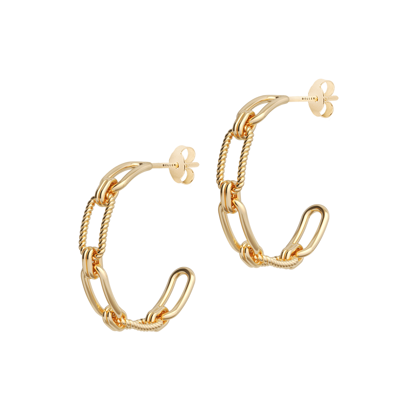 Kolczyki złote Elements N°9 - BELLER: Official Online Store & Luxury Jewelry Atelier