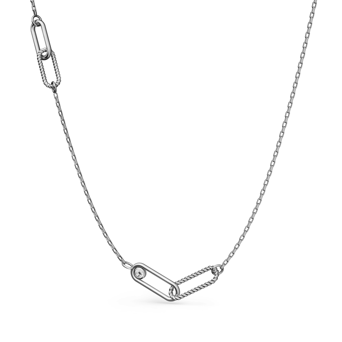 Naszyjnik srebrny Elements N°2 - BELLER: Official Online Store & Luxury Jewelry Atelier