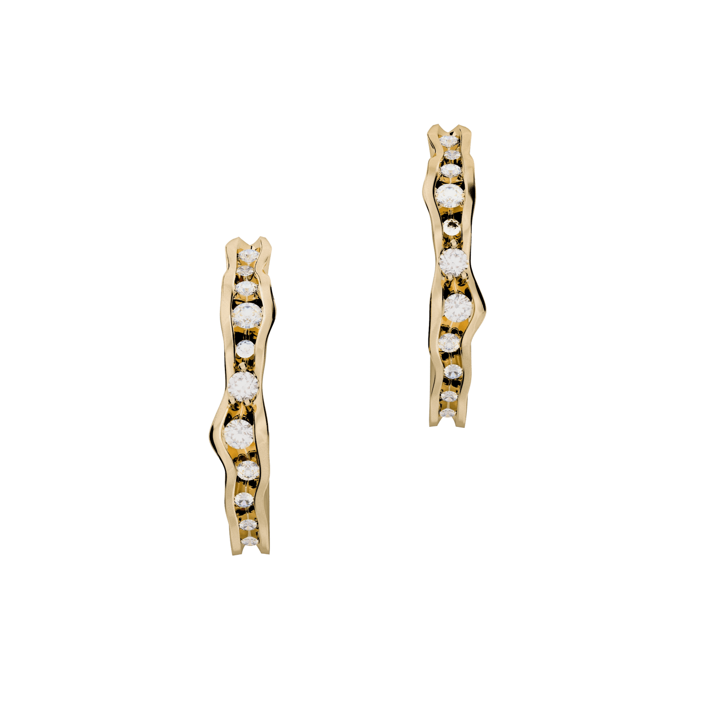 Kolczyki złote On the edge N°1 - BELLER: Official Online Store & Luxury Jewelry Atelier