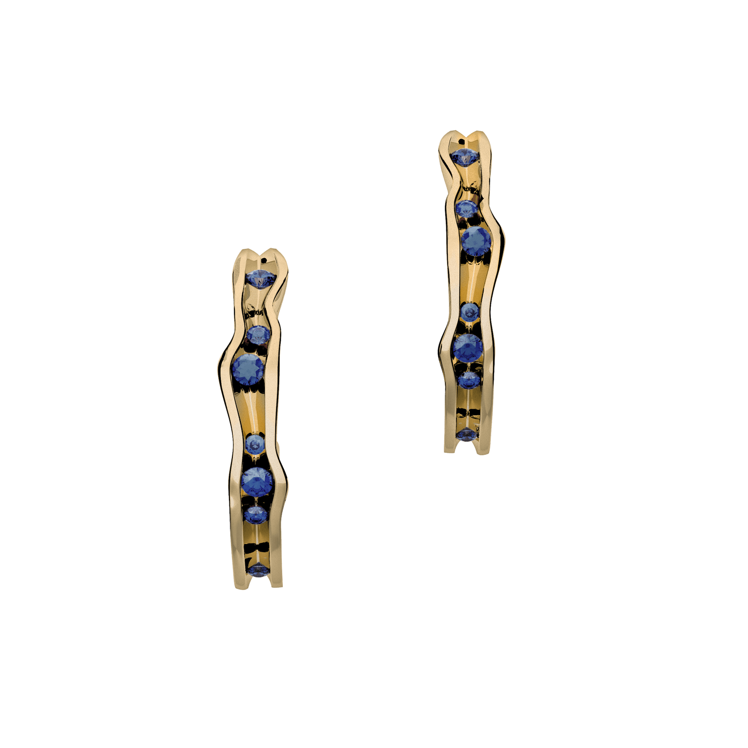 Kolczyki złote On the edge N°5 - BELLER: Official Online Store & Luxury Jewelry Atelier