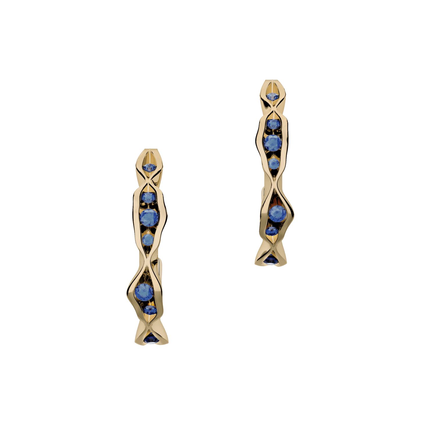 Kolczyki złote On the edge N°6 - BELLER: Official Online Store & Luxury Jewelry Atelier