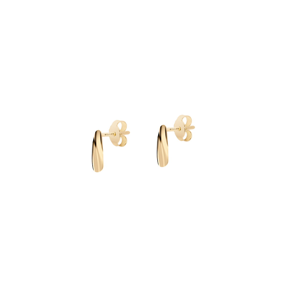 Kolczyki złote Liquid N°11 - BELLER: Official Online Store & Luxury Jewelry Atelier