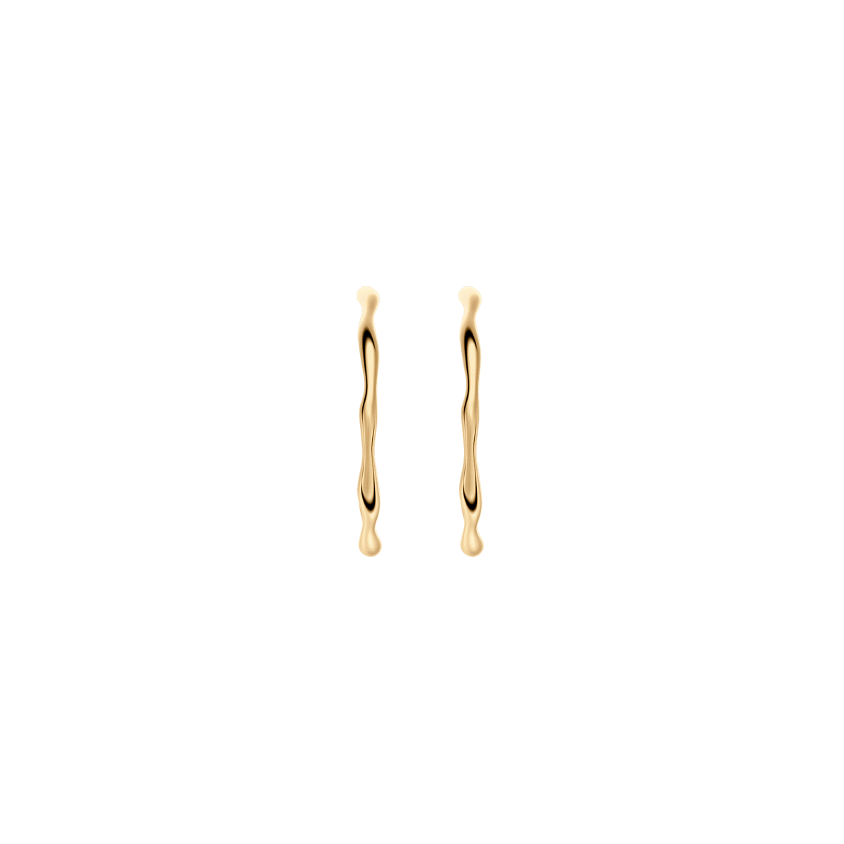 Kolczyki złote Liquid N°14 - BELLER: Official Online Store & Luxury Jewelry Atelier