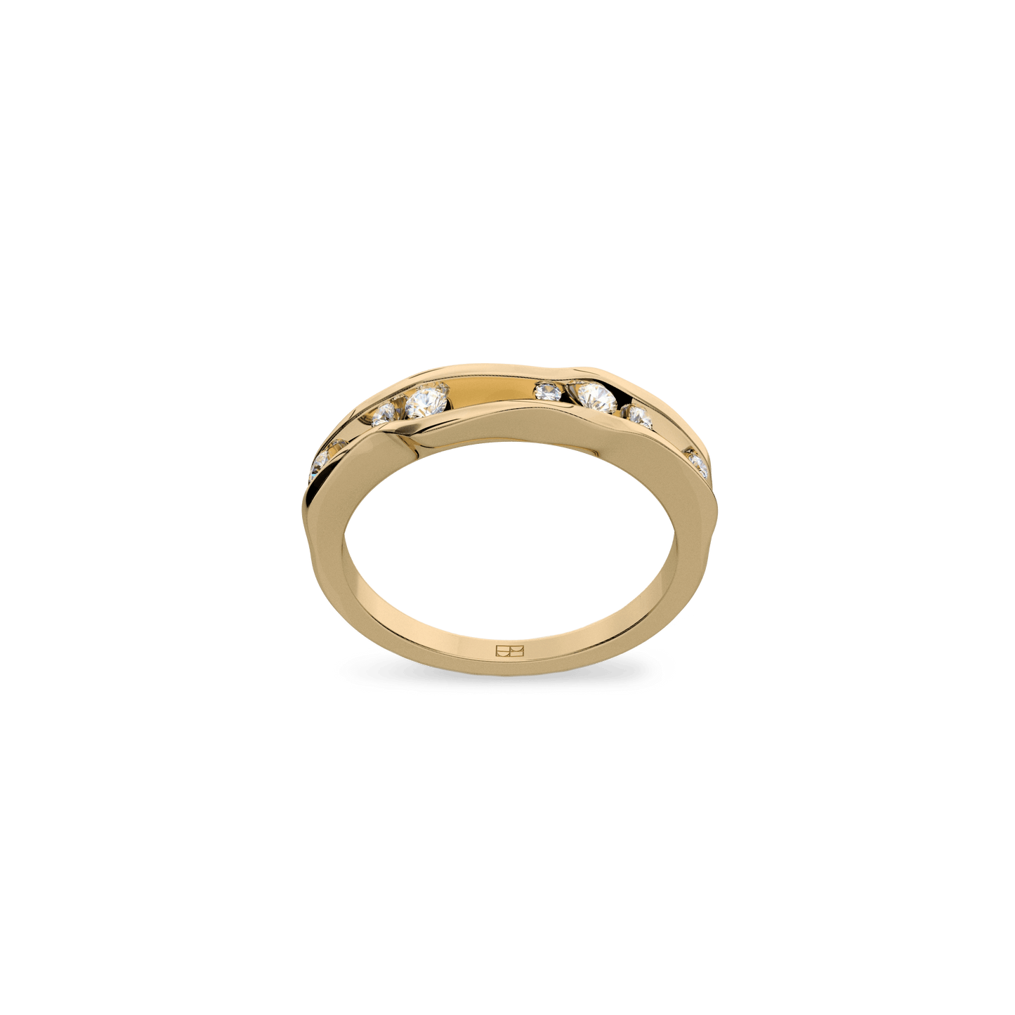 Pierścionek złoty On the edge N°10 - BELLER: Official Online Store & Luxury Jewelry Atelier