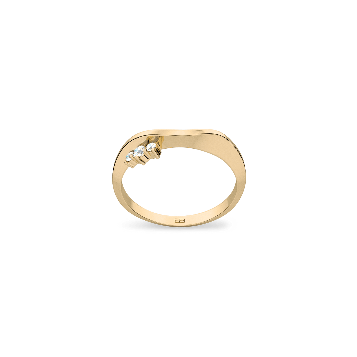 Pierścionek złoty On the edge N°12 - BELLER: Official Online Store & Luxury Jewelry Atelier