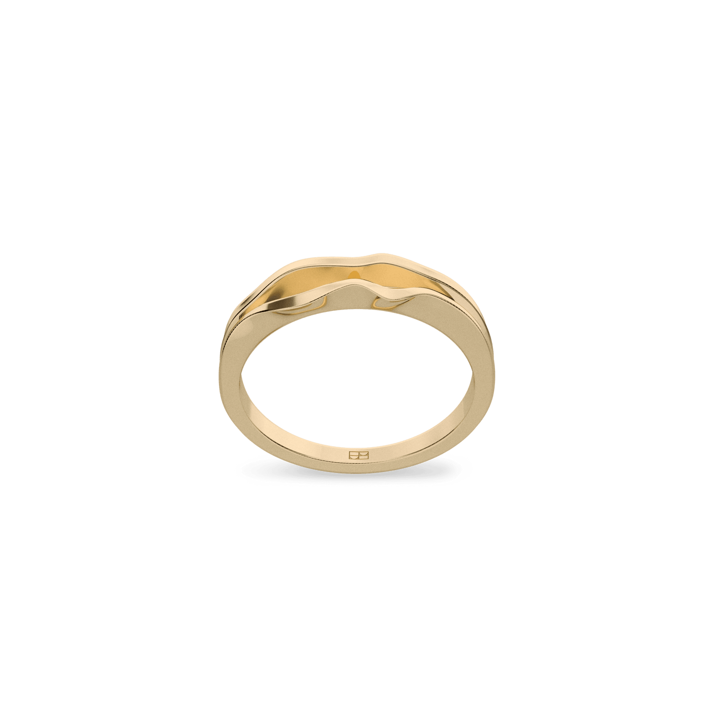 Pierścionek złoty On the edge N°3 - BELLER: Official Online Store & Luxury Jewelry Atelier