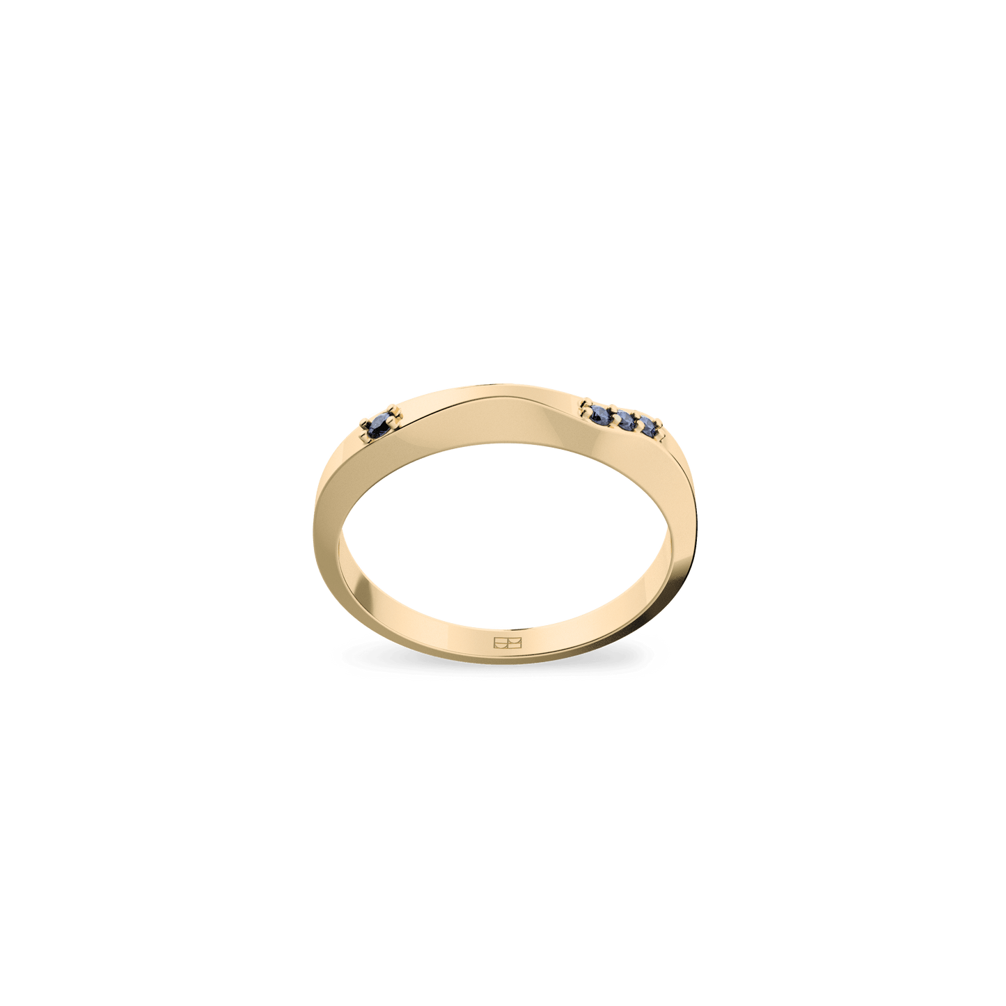 Pierścionek złoty On the edge N°15 - BELLER: Official Online Store & Luxury Jewelry Atelier