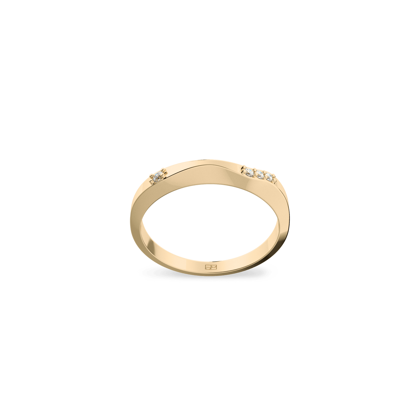 Pierścionek złoty On the edge N°7 - BELLER: Official Online Store & Luxury Jewelry Atelier