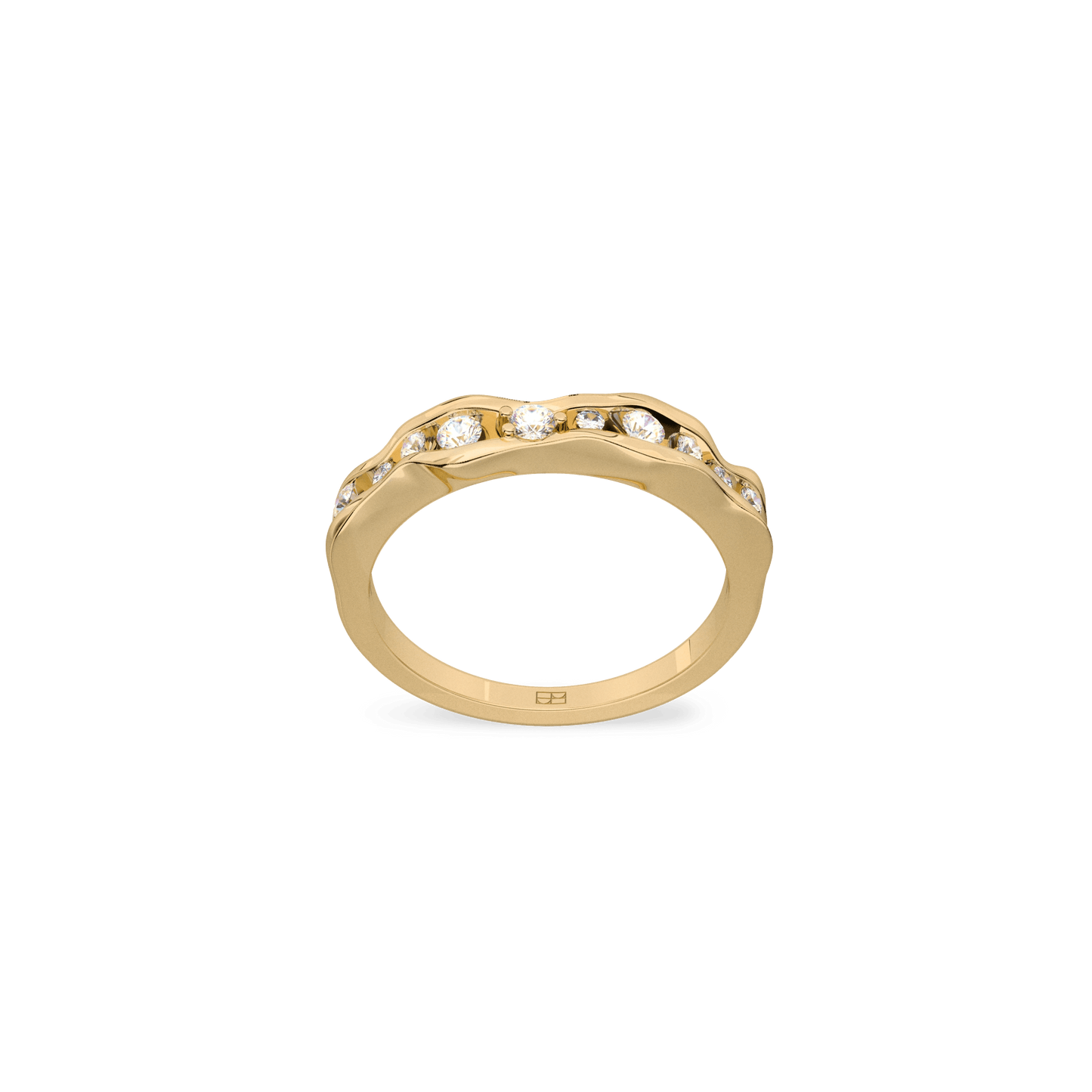 Pierścionek złoty On the edge N°9 - BELLER: Official Online Store & Luxury Jewelry Atelier