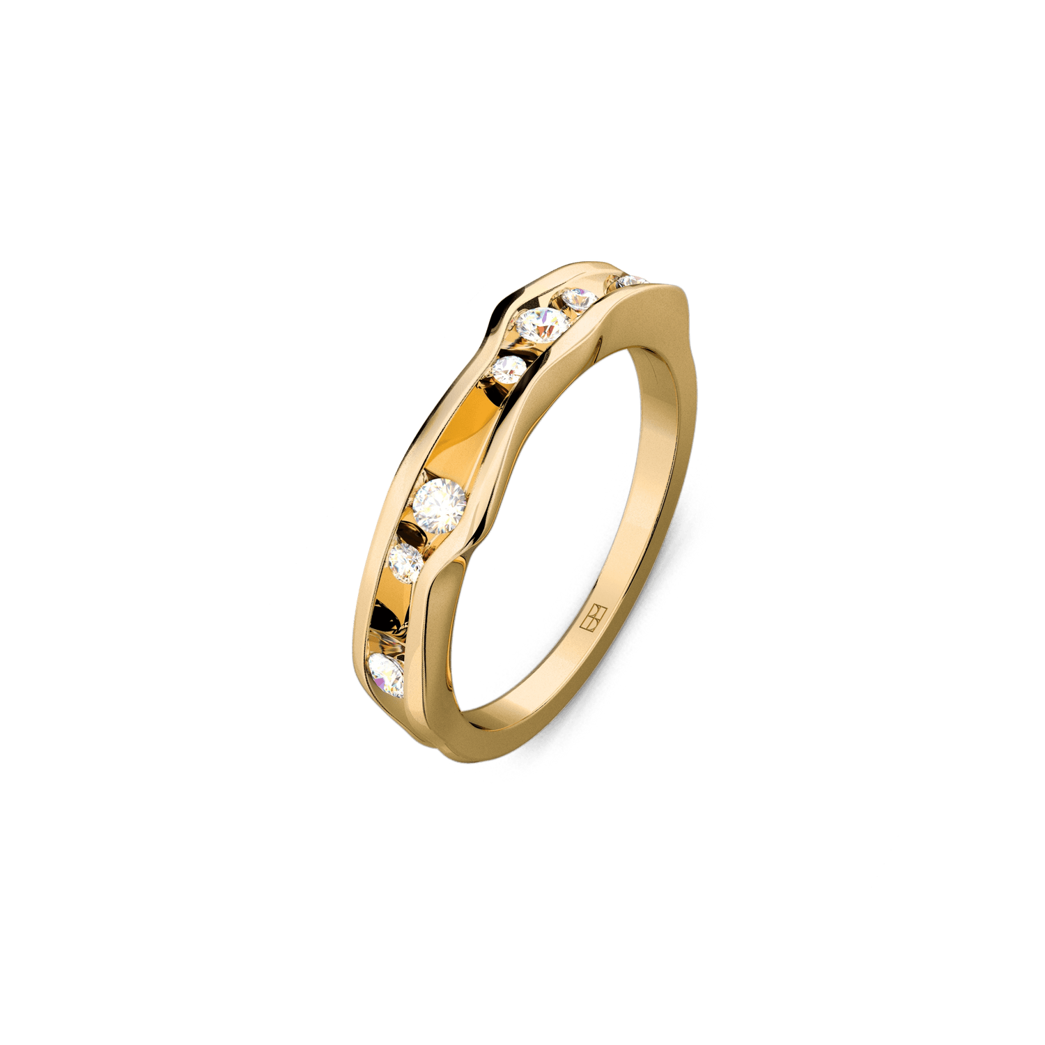 Pierścionek złoty On the edge N°10 - BELLER: Official Online Store & Luxury Jewelry Atelier