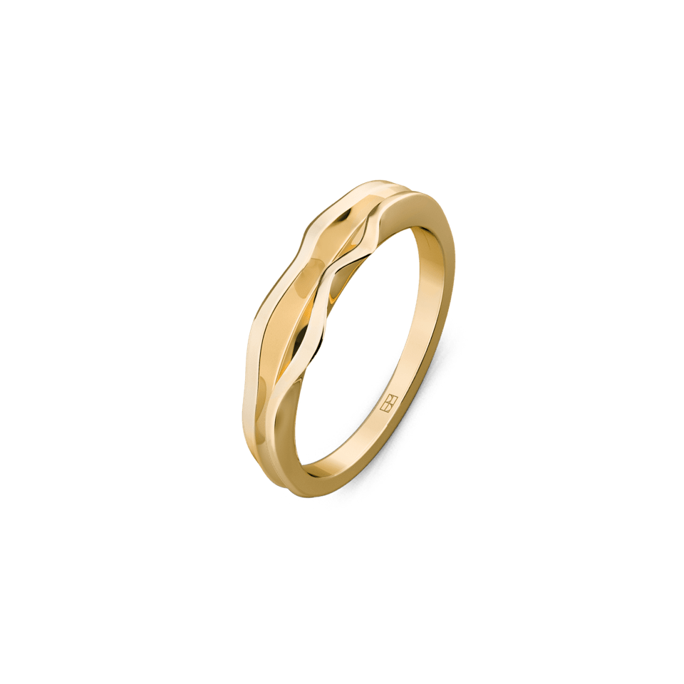 Pierścionek złoty On the edge N°3 - BELLER: Official Online Store & Luxury Jewelry Atelier