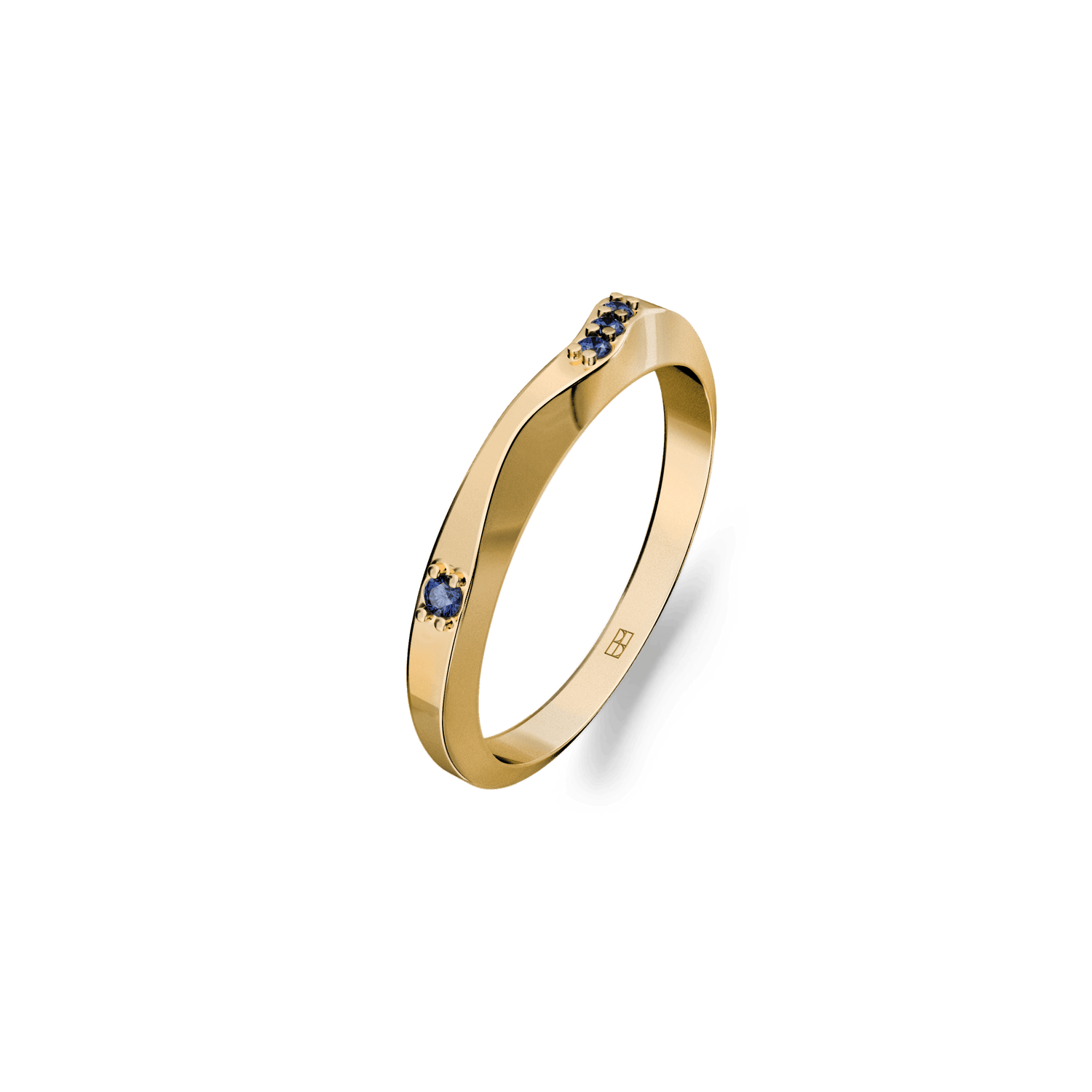 Pierścionek złoty On the edge N°15 - BELLER: Official Online Store & Luxury Jewelry Atelier